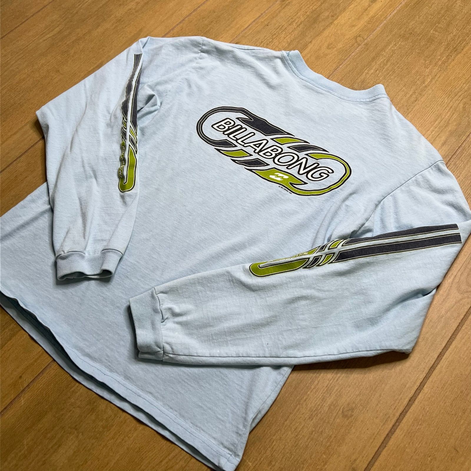 Billabong Vintage Billabong Long Sleeve Shirt Youth L Blue Surf Y2K Size XS / US 0-2 / IT 36-38 - 12 Thumbnail