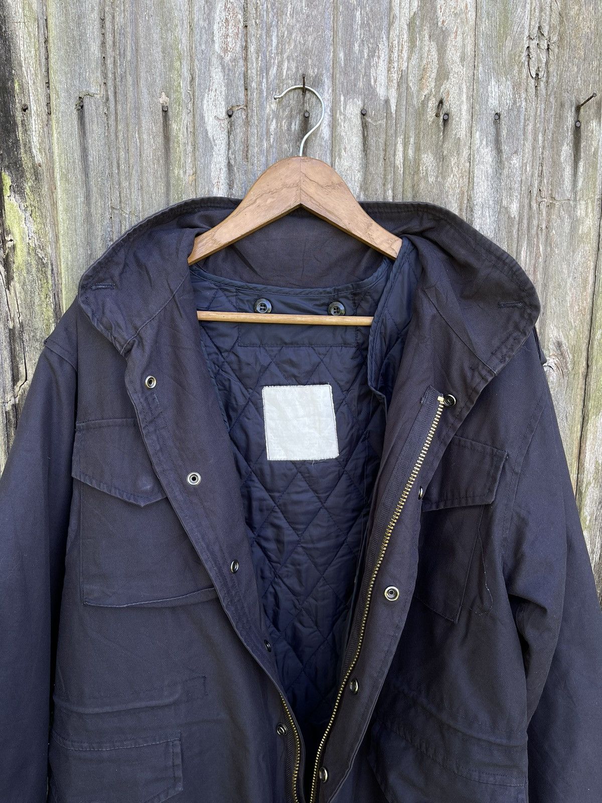 Vintage Wilker Industries British Army Cold Weather Parka (Dark Navy Size US M / EU 48-50 / 2 - 17 Thumbnail