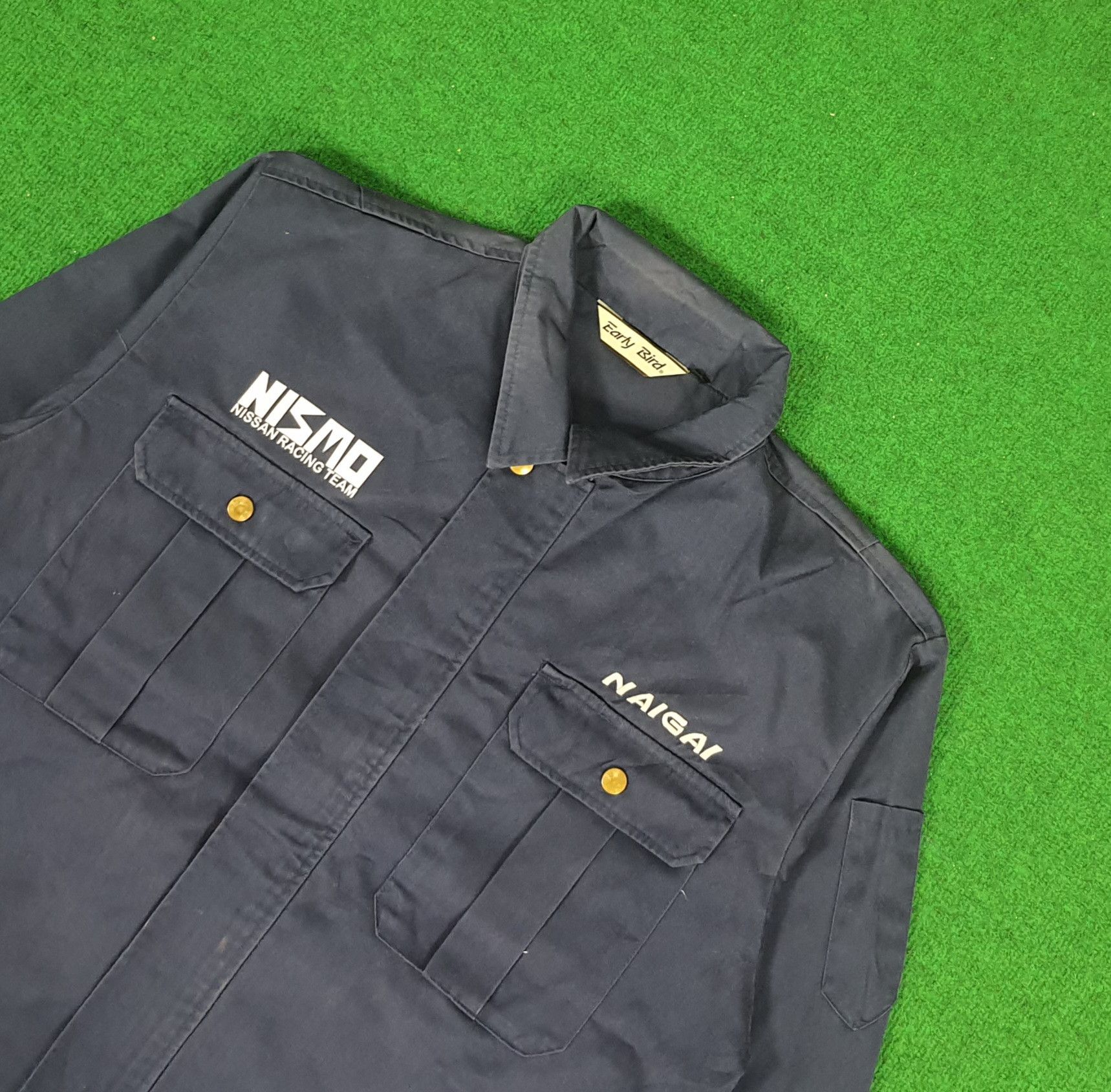 Japanese Brand Vintage NISMO Nissan Racing Team Custom Workwear Jacket Size US L / EU 52-54 / 3 - 4 Thumbnail