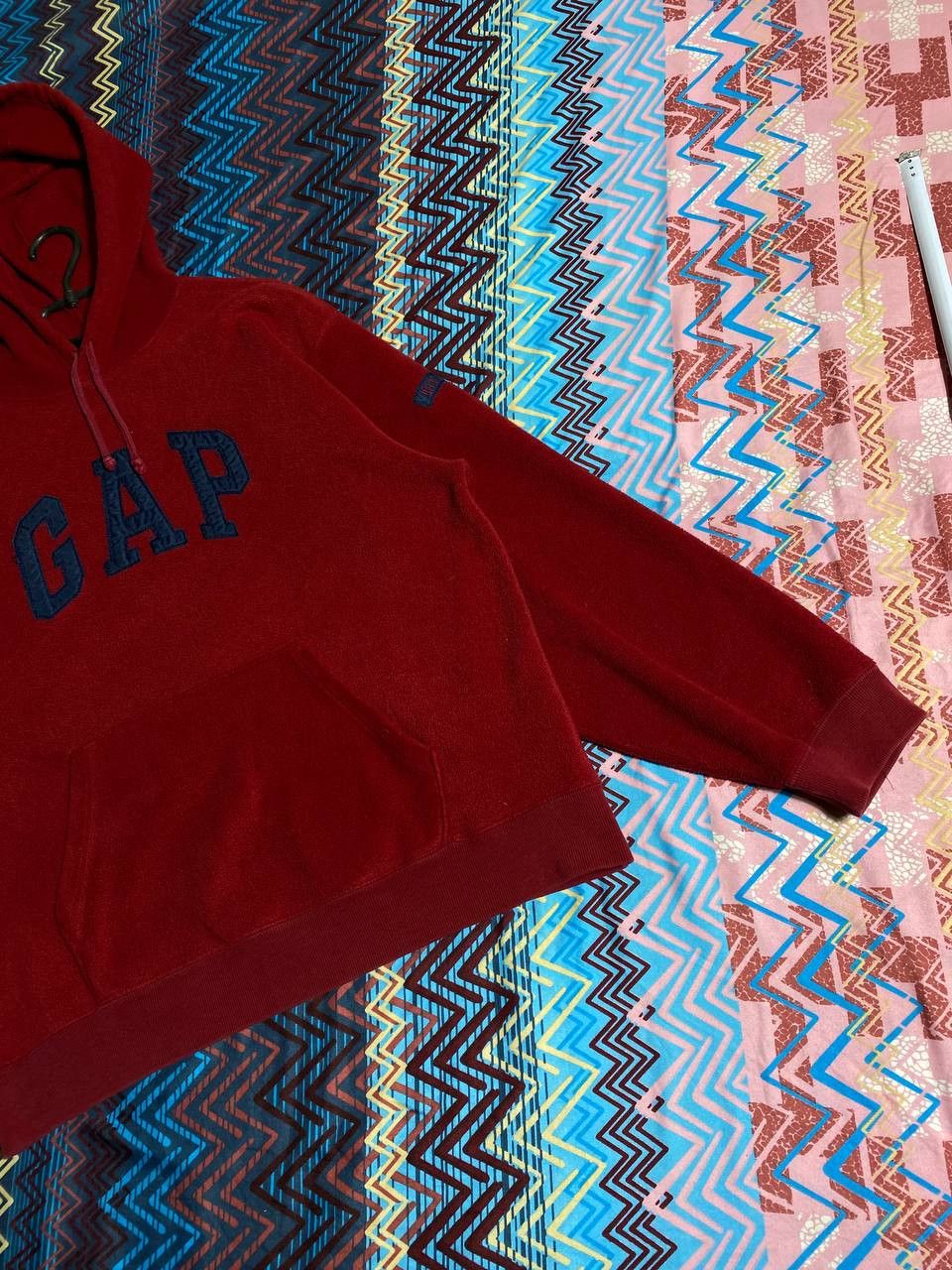 Gap × Vintage Crazy Vintage Y2K GAP Hoodie Embroidered Spell Out Grunge Size US L / EU 52-54 / 3 - 13 Thumbnail