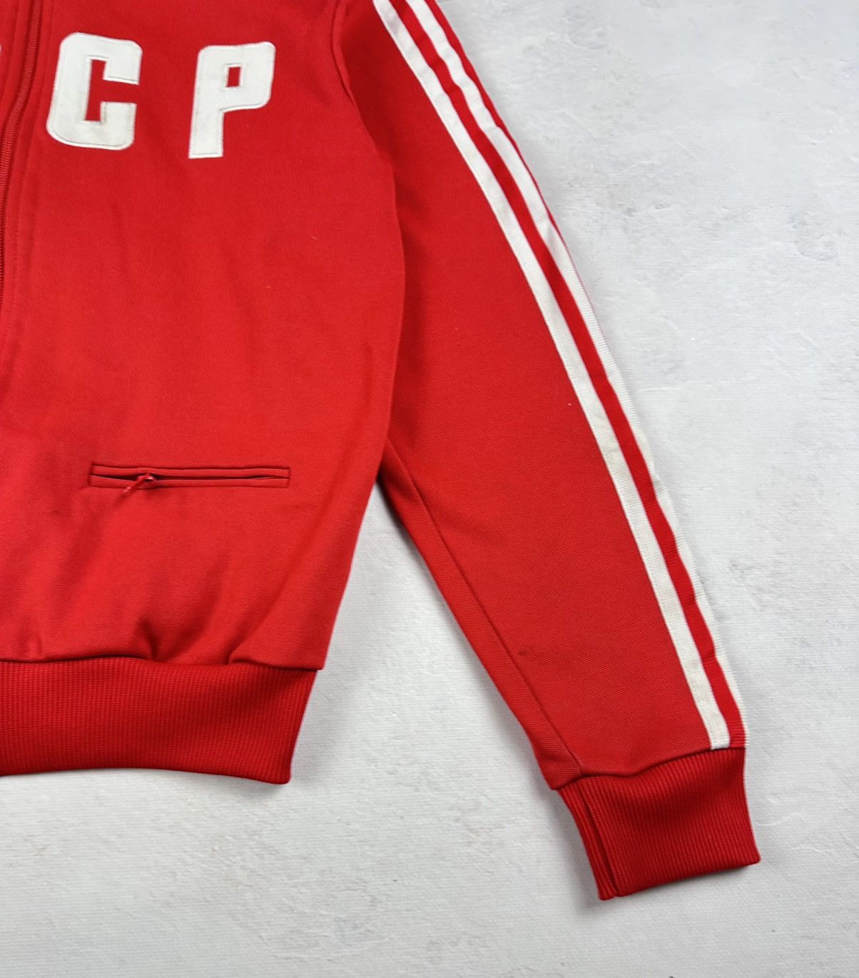 Adidas Vintage Zip Adidas USSR СССР Classic Y2k Boxy Fit Size US S / EU 44-46 / 1 - 4 Thumbnail