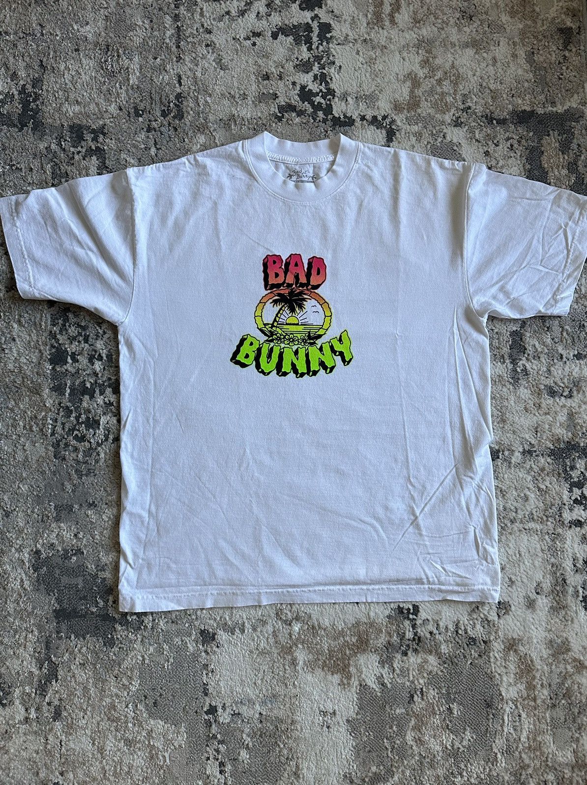 Bad Bunny 2022 World's Hottest Tour T-Shirt - Size Large