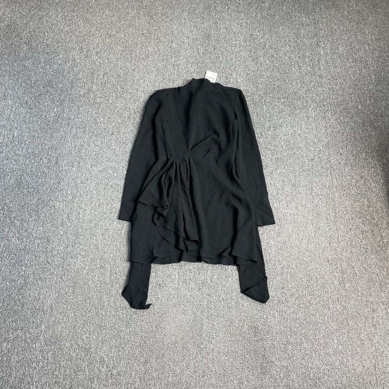Saint Laurent Paris Saint Laurent Paris Long black silk shirt 2505-Nextarrow Size XS / US 0-2 / IT 36-38 - 1 Thumbnail