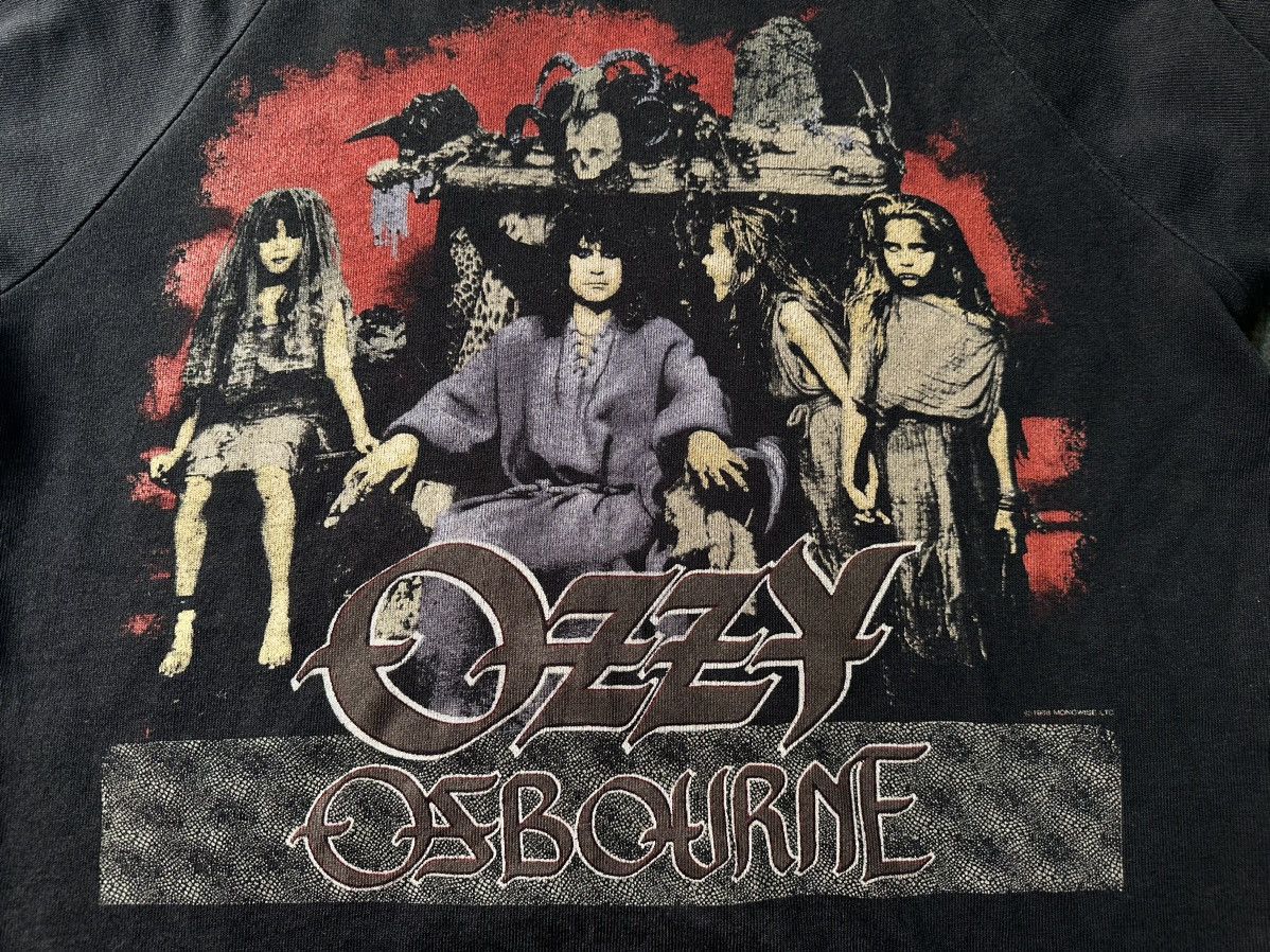 Band Tees × Vintage Vintage 80s Ozzy Osbourne 1988 Sweatshirt Size US L / EU 52-54 / 3 - 2 Thumbnail