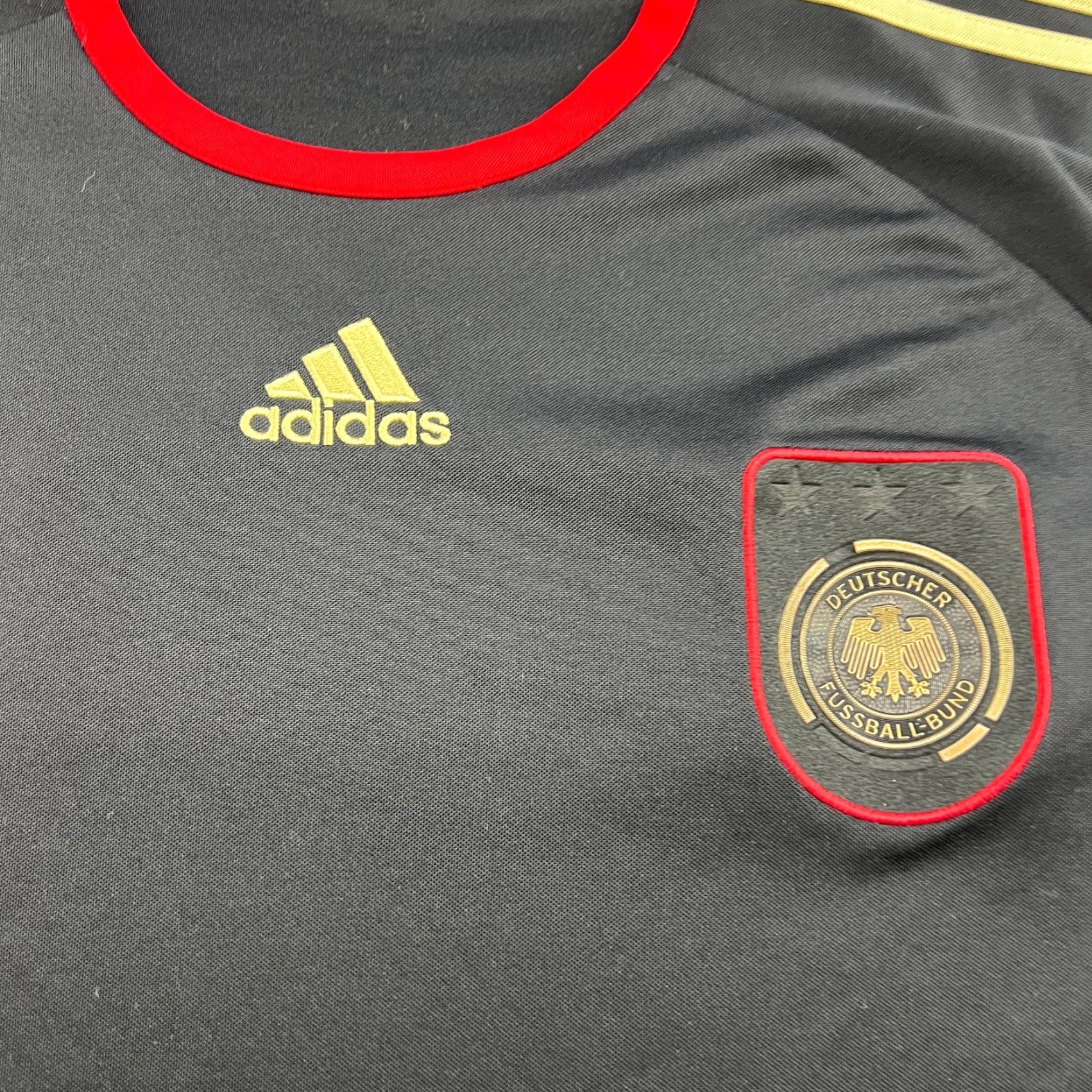 Adidas Germany 2009 2010 Away Football Jersey Mens 2XL Black Adidas Shirt Jersey Mens 2XL Black Adidas Size US XXL / EU 58 / 5 - 7 Thumbnail