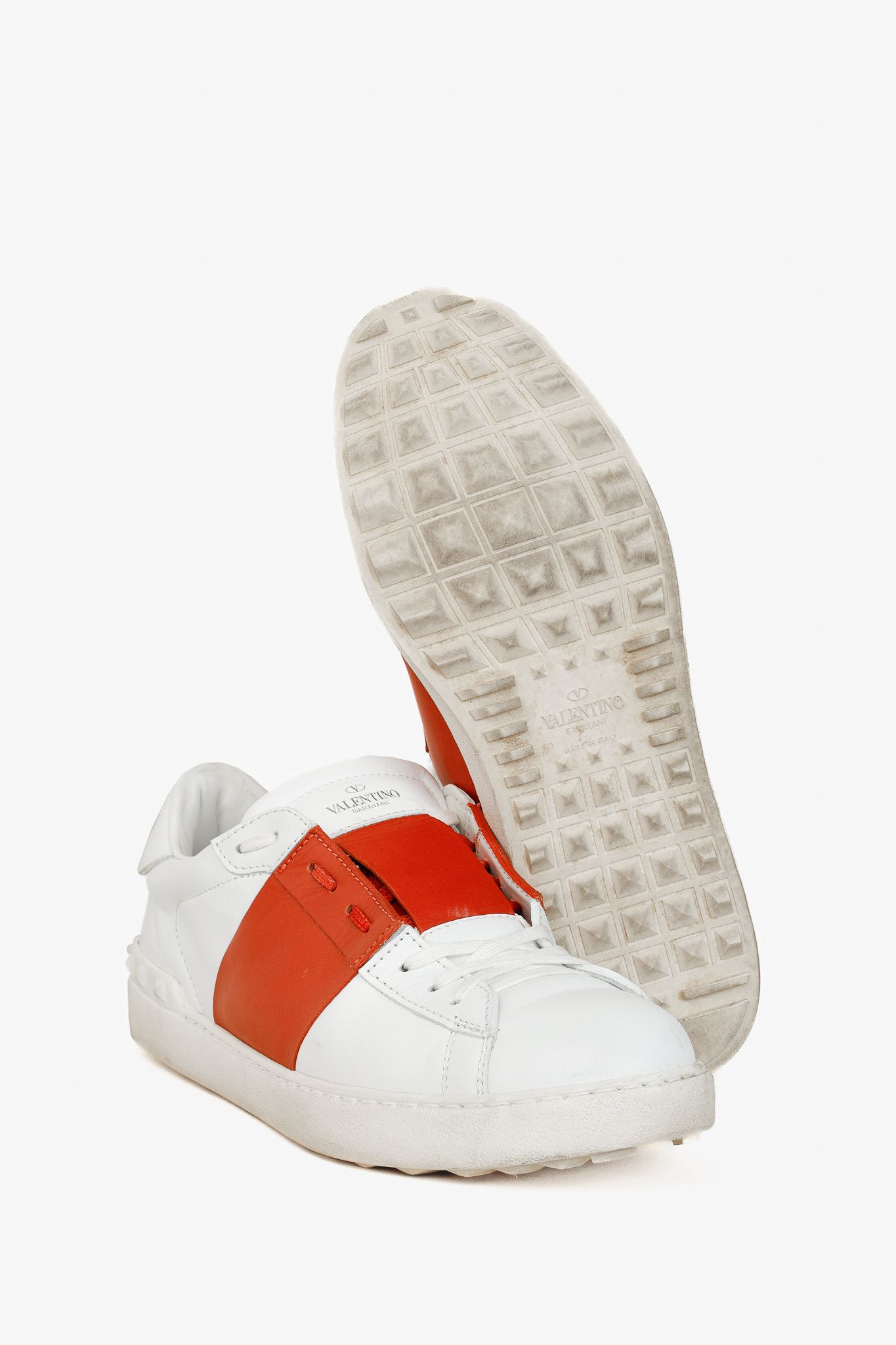 Valentino Valentino Garavani Men's Leather Low-Top Sneakers Size US 11 / EU 44 - 4 Thumbnail