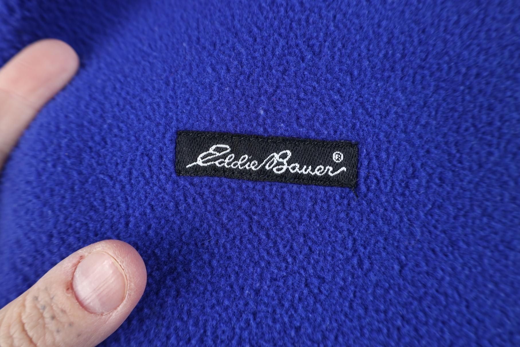 Eddie Bauer Vintage 90s Eddie Bauer Fleece Full Zip Vest Jacket Blue Size US L / EU 52-54 / 3 - 5 Thumbnail