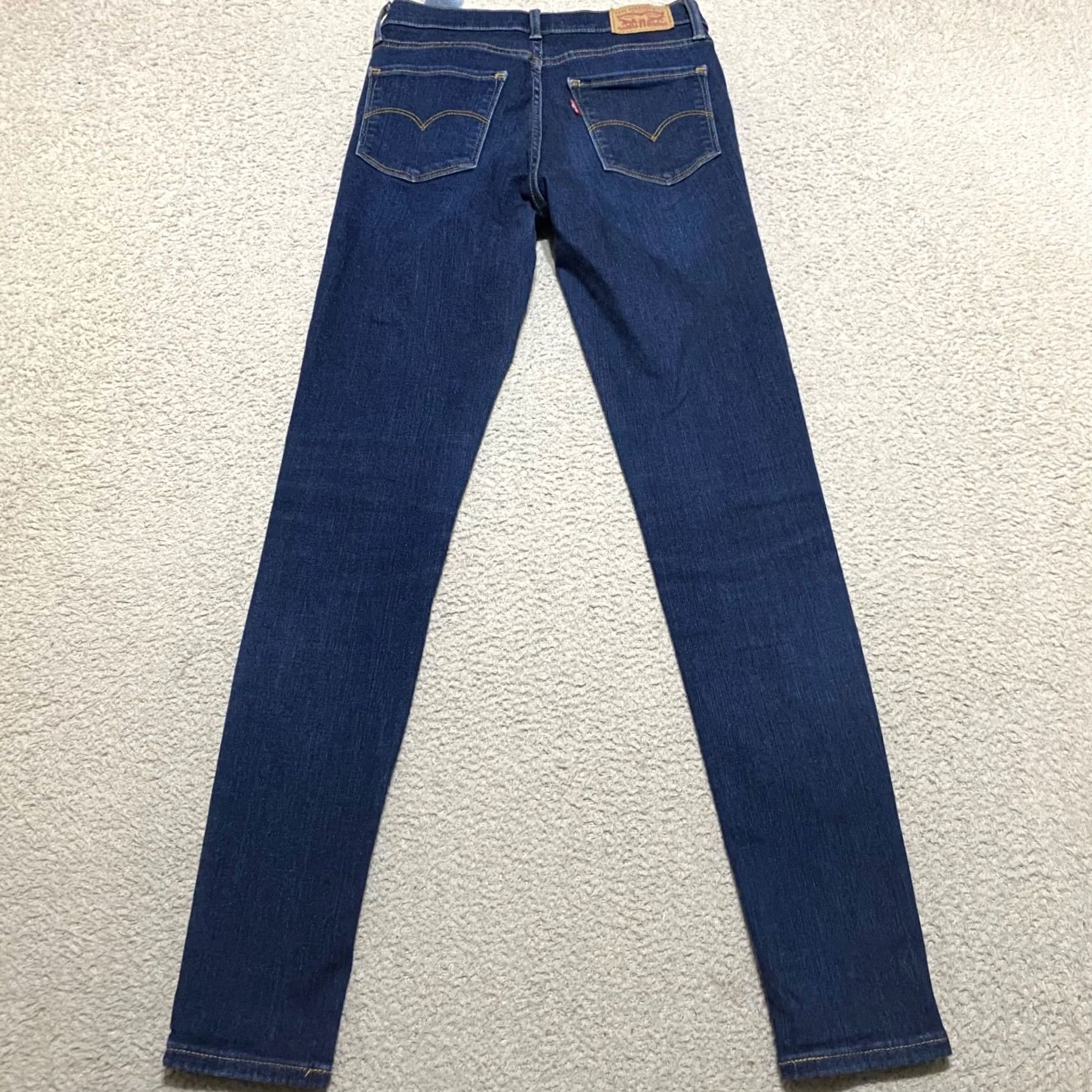 Levi's Levi's 720 Jeans Womens sz 26 Blue Denim Dark Wash High Rise Super Skinny Size 26" / US 2 / IT 38 - 2 Thumbnail