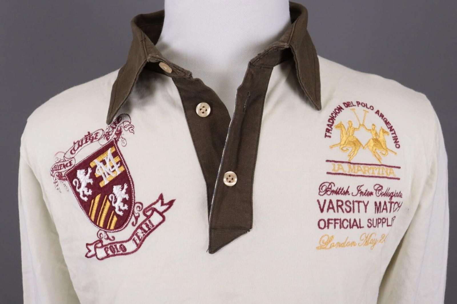 La Martina La Martina Extream Polo Turnament on Polo Shirt Size XXL Size US XXL / EU 58 / 5 - 4 Thumbnail