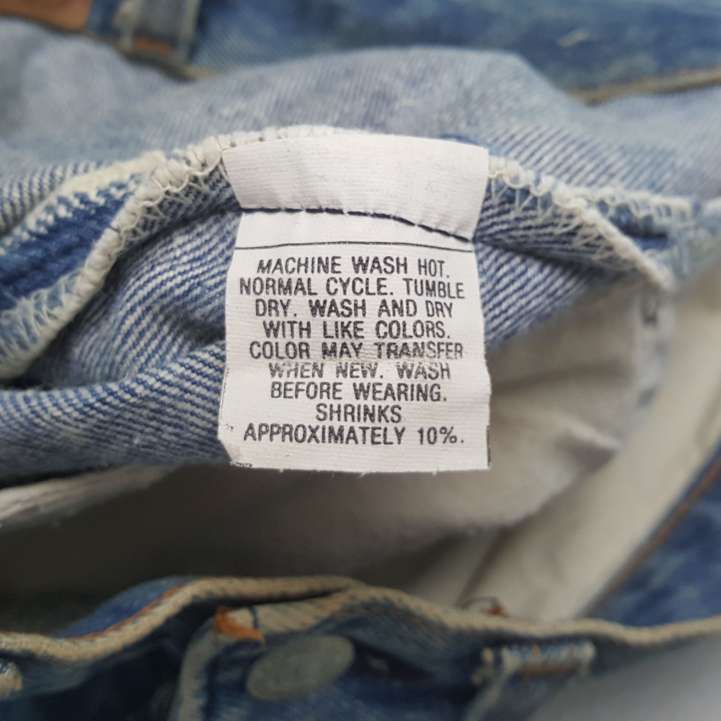 Levi's Vintage 90's Levi's 501 American Brand Jeans RR17 Size US 27 - 13 Thumbnail