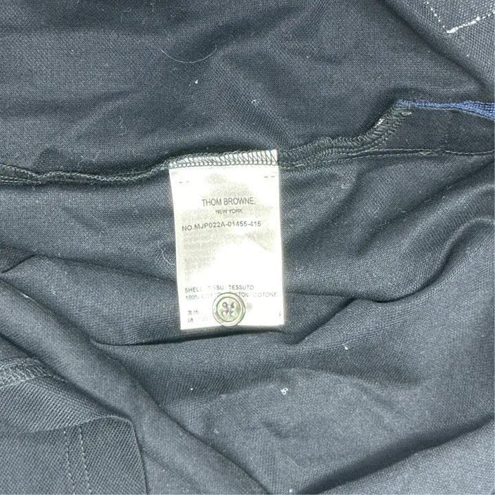 Thom Browne Thom Browne Navy Short Sleeve Polo Shirt -2507 Size US S / EU 44-46 / 1 - 2 Thumbnail