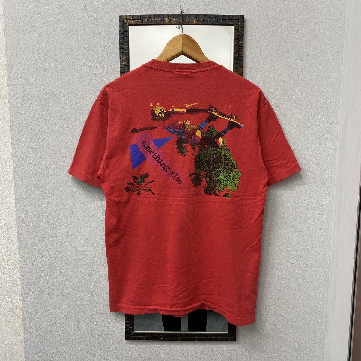 Vintage Vintage 80s HOBIE Skateboards Something Else Graphic Tee Size US L / EU 52-54 / 3 - 1 Thumbnail