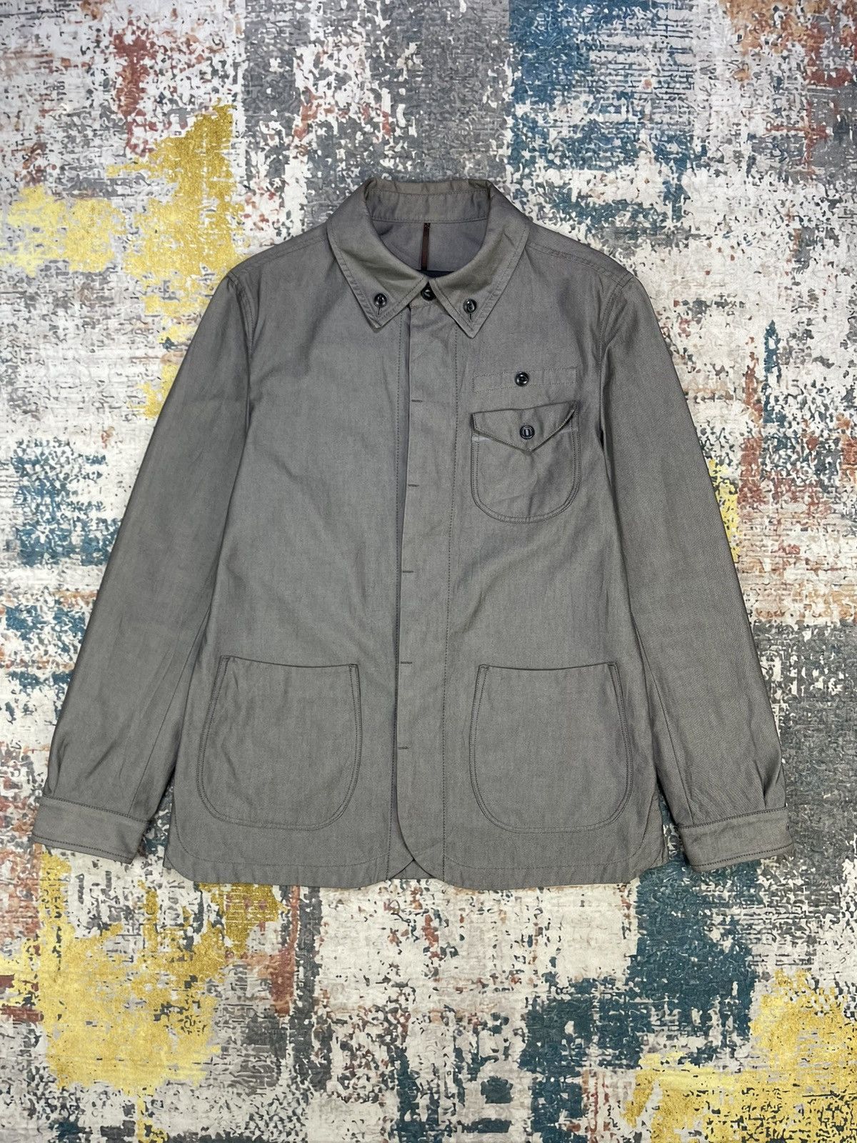 Japanese Brand Crociera Mano Garment Utility Workwear Chore Jacket Size US M / EU 48-50 / 2 - 1 Thumbnail