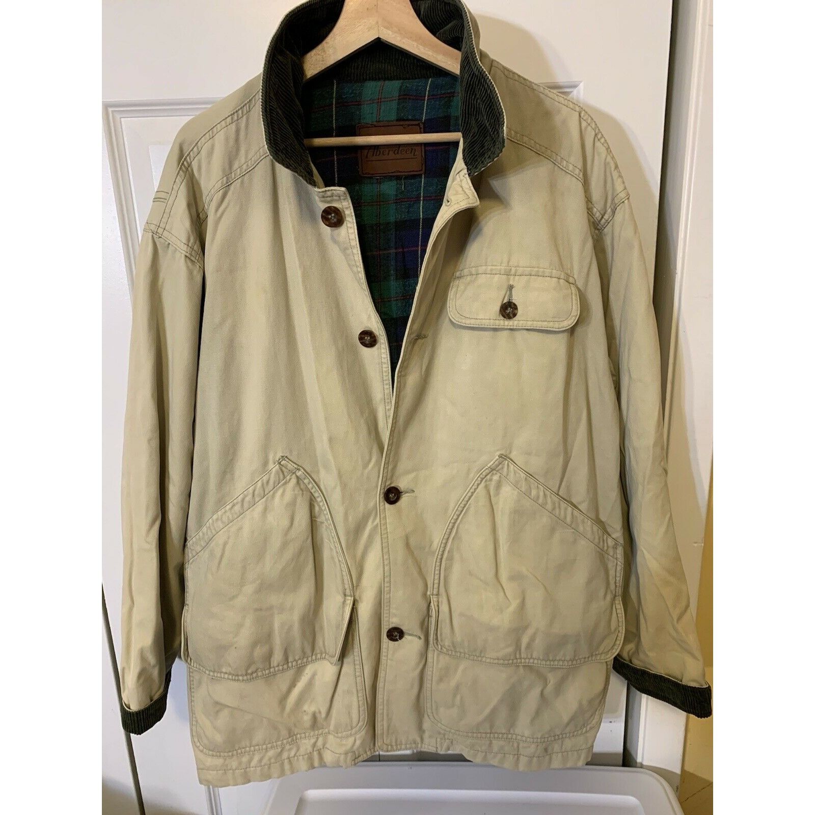 Other Vtg Aberdeen chore barn field jacket men’s Sz XXL plaid lini Size US XXL / EU 58 / 5 - 3 Thumbnail