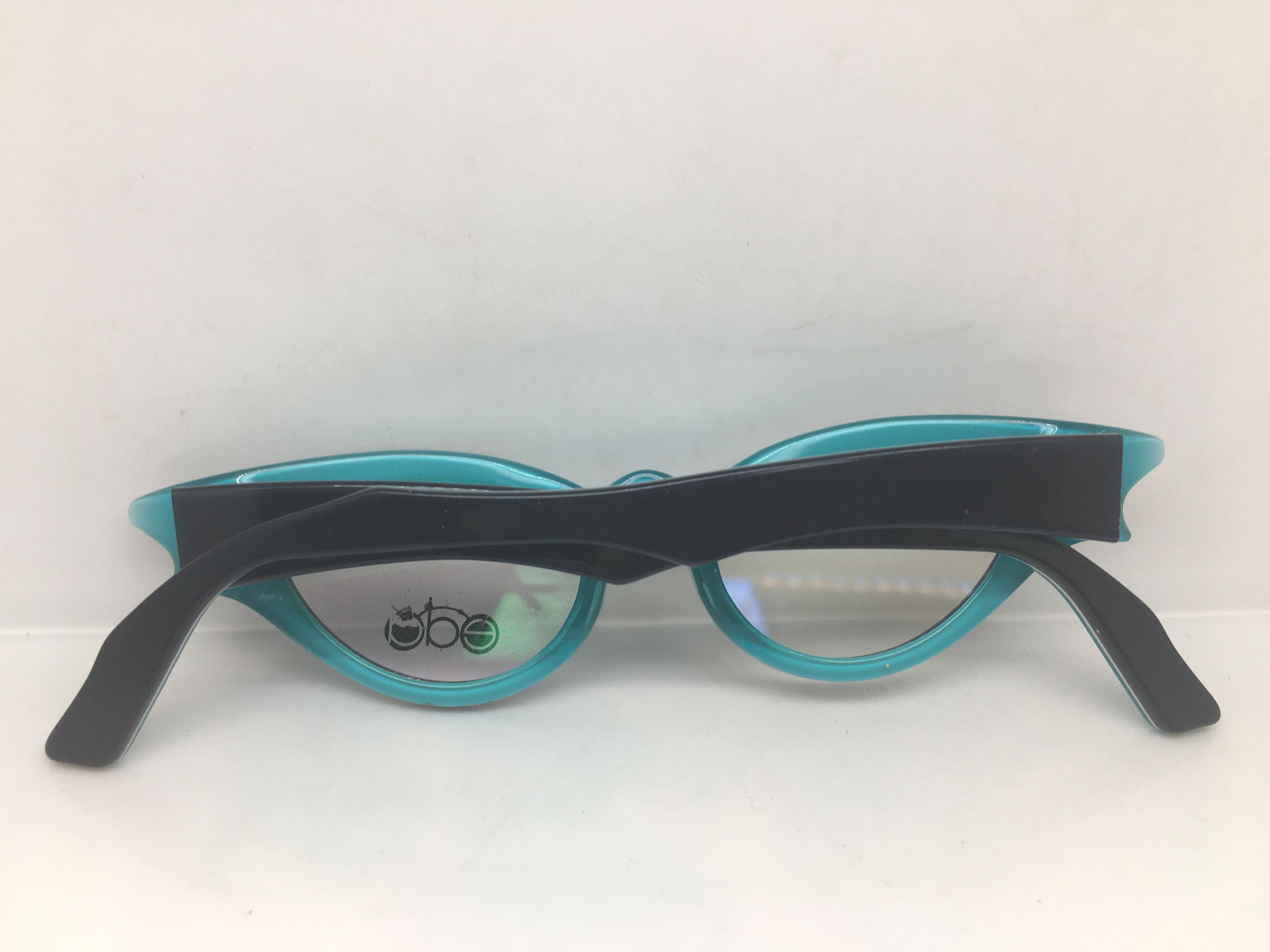 Other eda Black Blue Cateye Eyeglasses Frame Diva Girls Size ONE SIZE - 7 Thumbnail