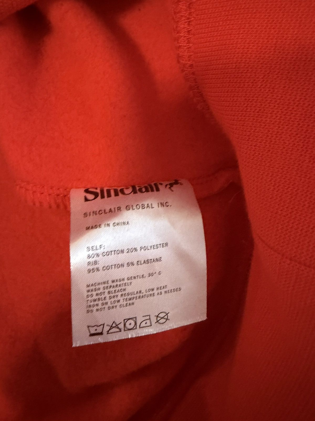 Sinclair Global Sinclair Logo Hoodie Red XL Size US XL / EU 56 / 4 - 6 Thumbnail