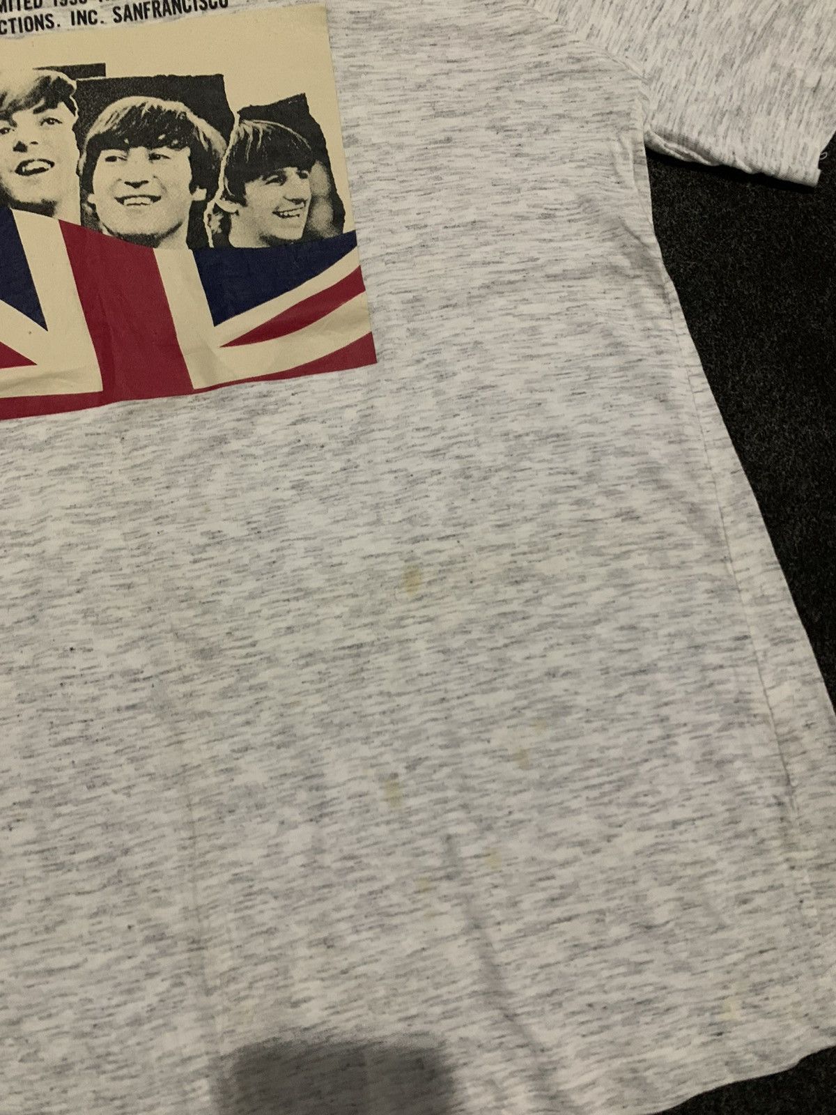 Band Tees Vintage 1993 The Beatles Union Jack T-Shirt Size US L / EU 52-54 / 3 - 4 Thumbnail