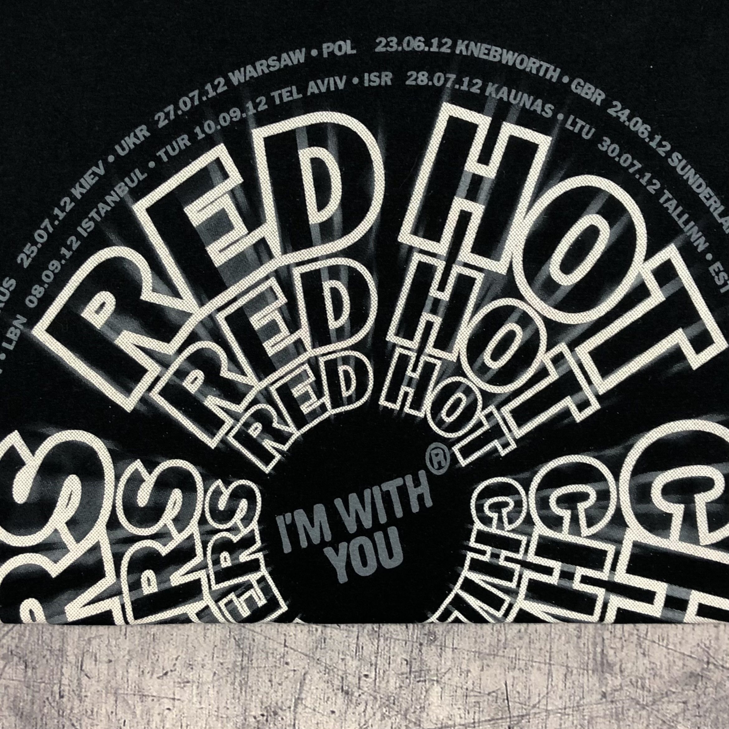 Band Tees 🌶️ Red Hot Chilli Peppers 2012 Tour Tee Size US S / EU 44-46 / 1 - 4 Thumbnail