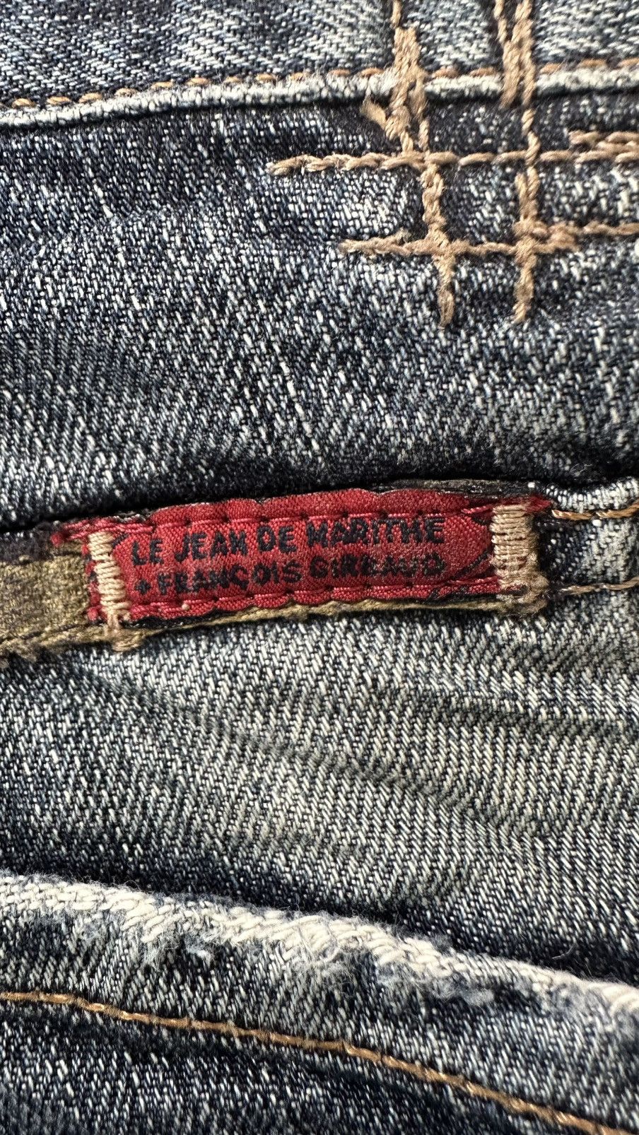 Marithe + Francois Girbaud MARITHE FRANCOIS GIRBAUD DENIM PANT Size US 34 / EU 50 - 16 Thumbnail