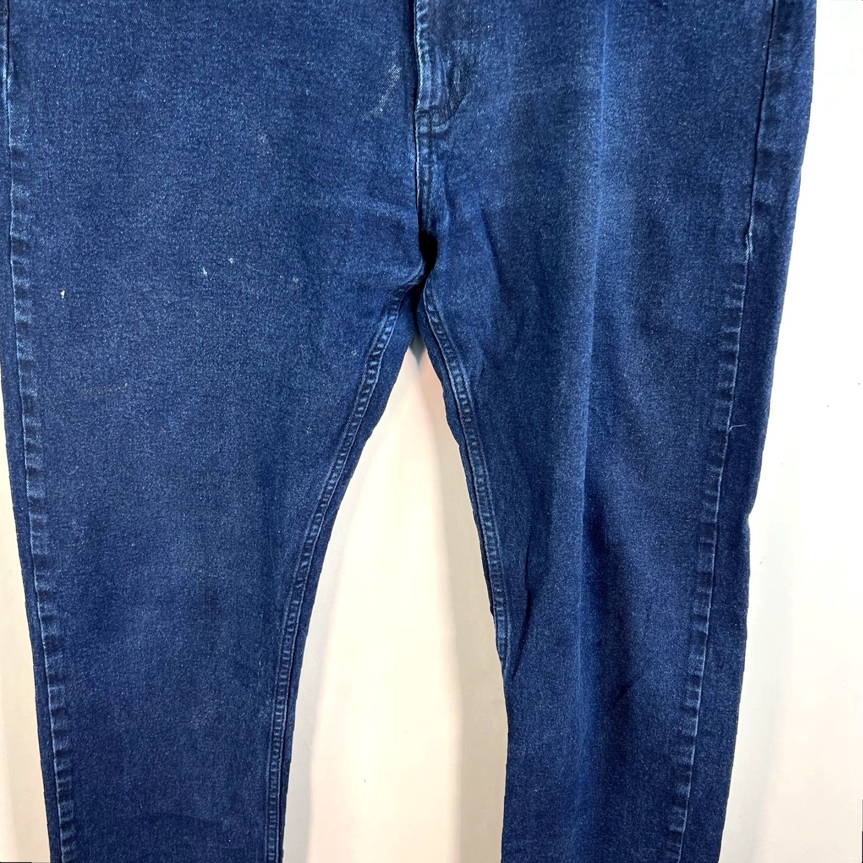 CO Cotton & Co Denim Jeans Mens Size 36 X 31 Blue Distressed Straight 90s Grunge USA 5-Pocket Regular Mens Size US 36 / EU 52 - 3 Thumbnail