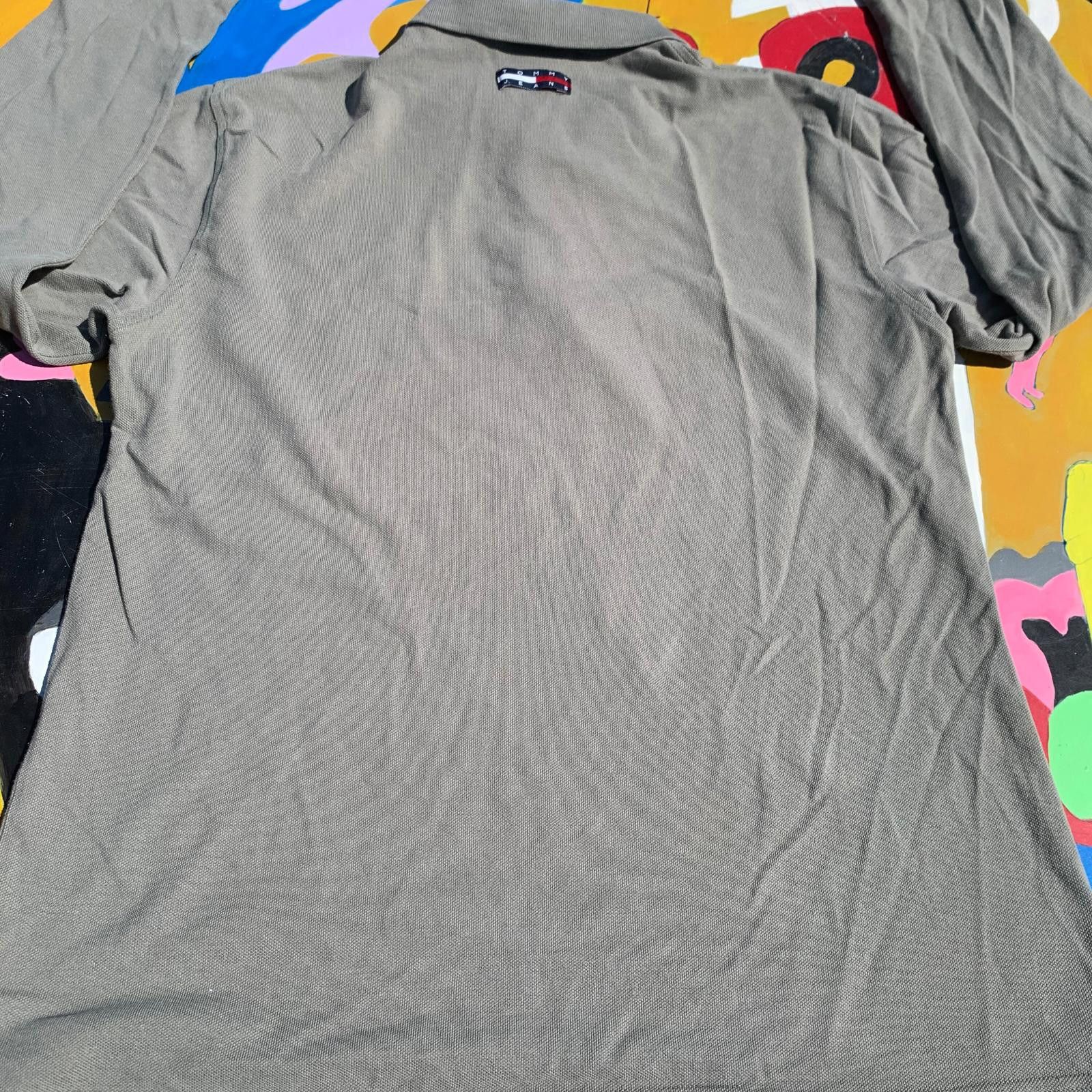 Tommy Jeans Tommy Jeans Long Sleeve Polo Shirt Size ONE SIZE - 2 Thumbnail