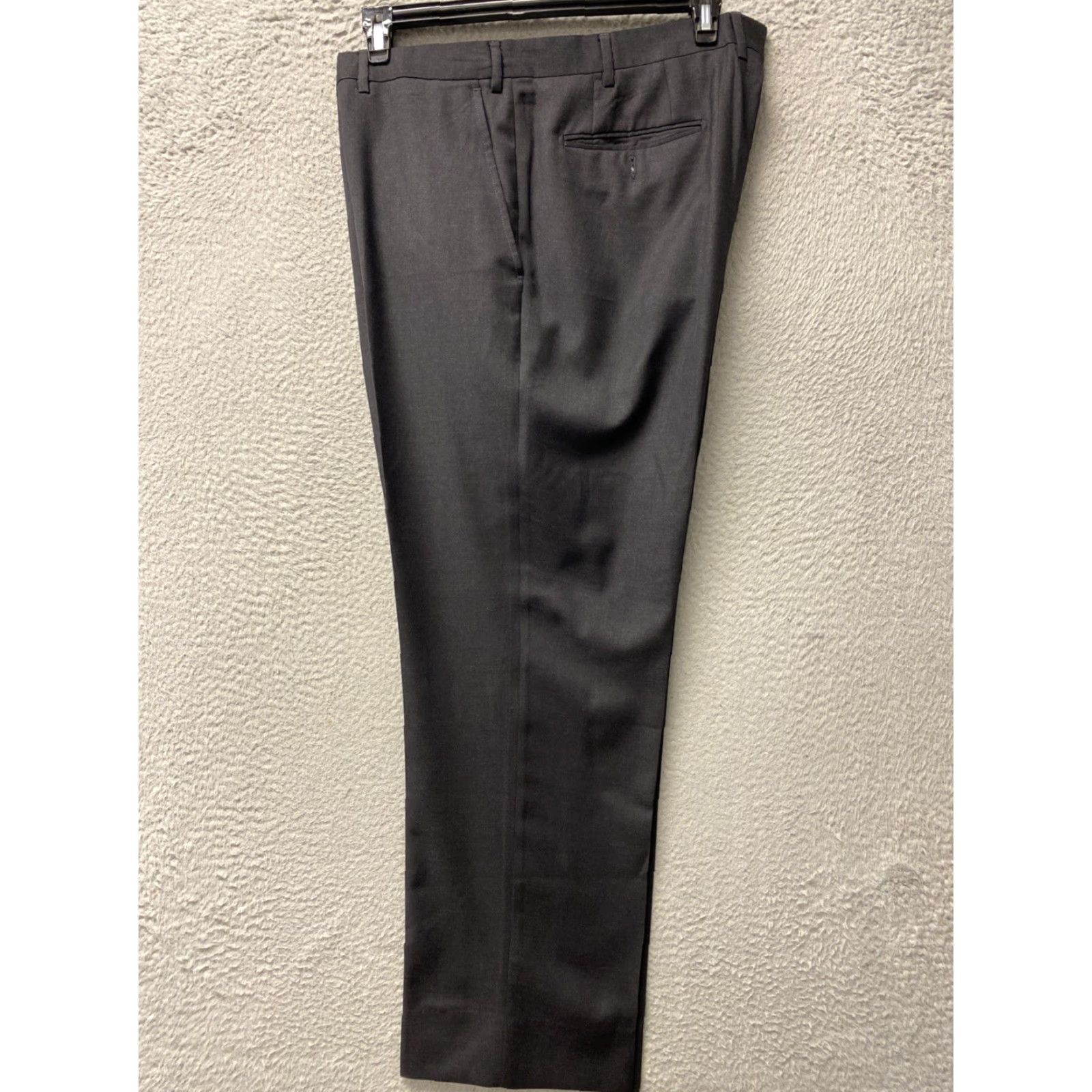 Vintage Santorelli Roma Dress Pants Mens 40x32 100% Wool Gray Italy /164-33 Size US 40 / EU 56 - 3 Thumbnail
