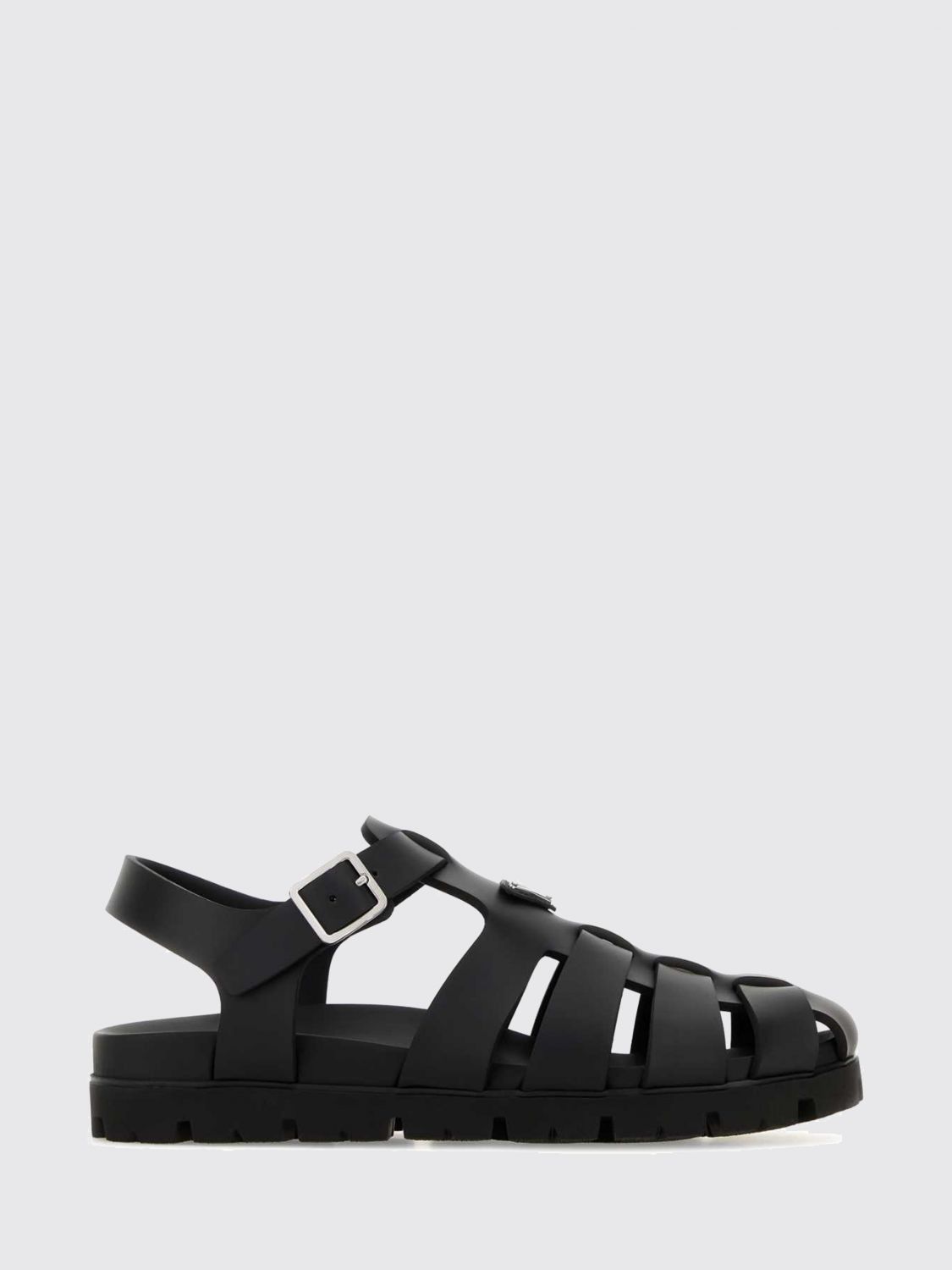 Prada Prada Sandals Men Black Size US 7.5 / EU 40-41 - 1 Preview