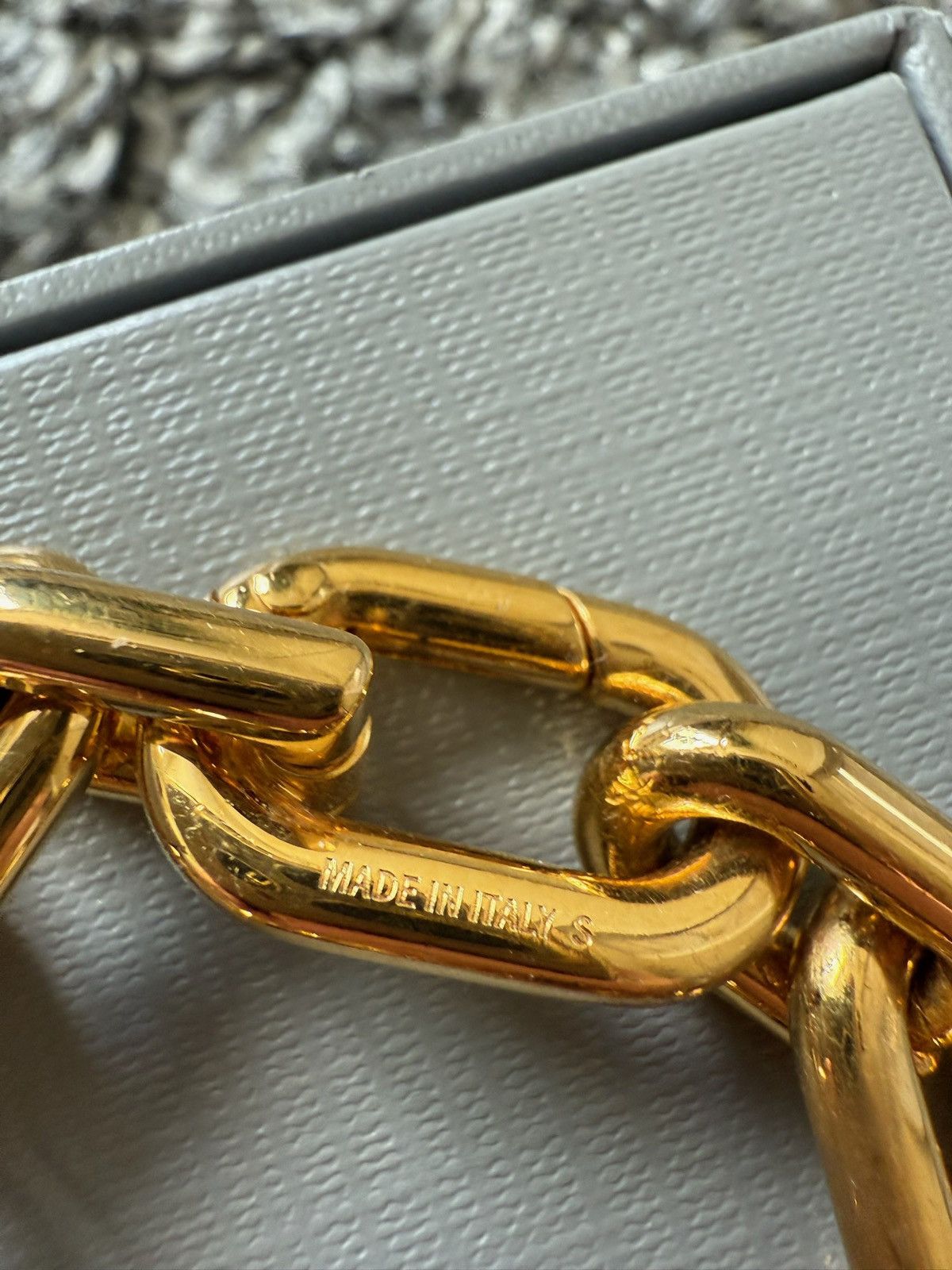 Balenciaga Balenciaga Golden Logo Bracelet Size ONE SIZE - 2 Thumbnail