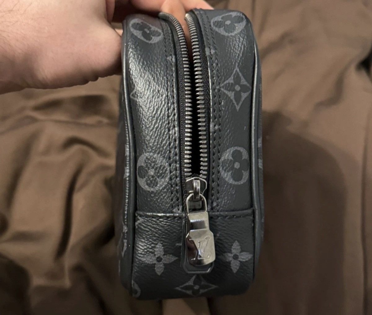 Louis Vuitton Discontinued Eclipse Monogram Toiletry Pouch Trous GM Size ONE SIZE - 8 Thumbnail
