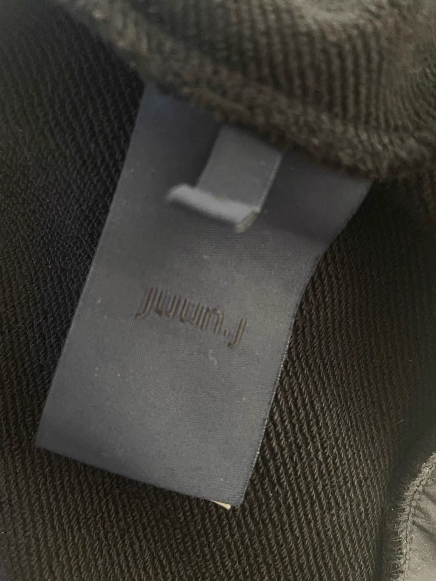 Juun.J Juun.J Black Layered Sweatshirt K31 Size US S / EU 44-46 / 1 - 3 Thumbnail