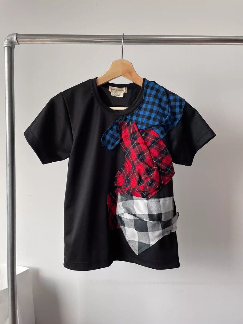 Comme des Garcons Comme des Garcons Patchwork Short Sleeve T-Shirt Size US XS / EU 42 / 0 - 1 Thumbnail