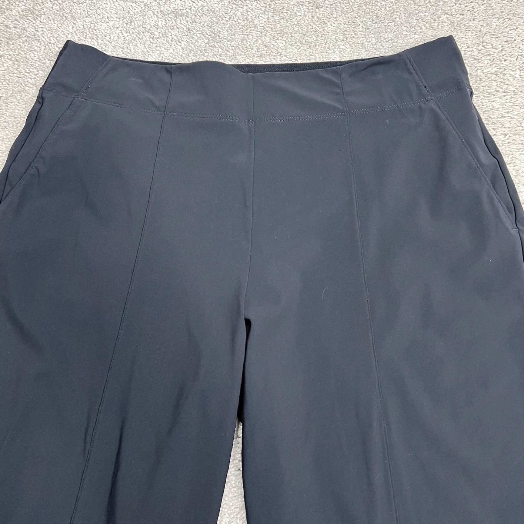 Athleta Athleta Cosmic Kick Flare Pant Women’s 16T Black Pockets Stretch Athletic Tall 34 Inseam Casual Size 38" / US 16 / IT 52 - 3 Thumbnail