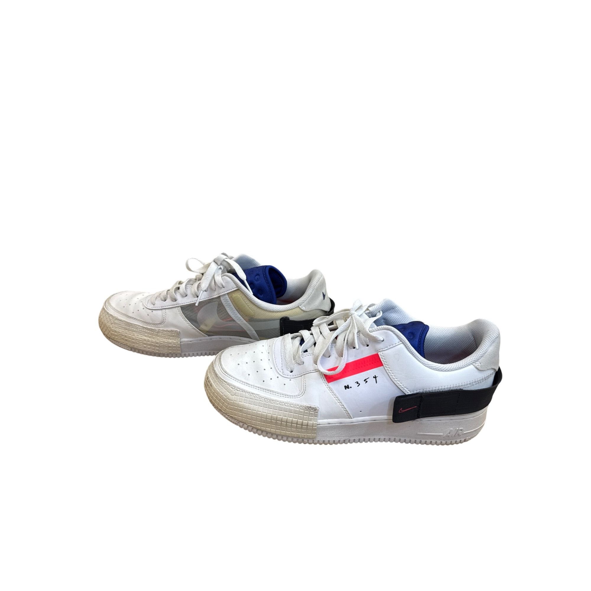 Nike Nike Air Force 1 Type Summit CI0054-100 Mens white sneakers Size US 12 / EU 45 - 3 Thumbnail