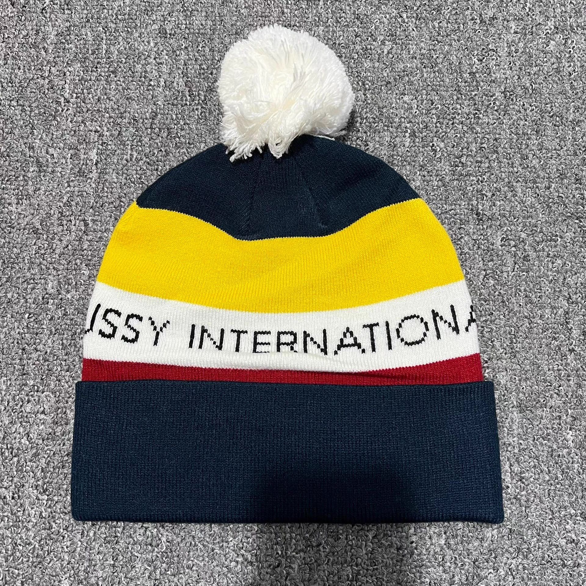 Stussy Stussy color-block striped knit beanie Q7 Size ONE SIZE - 2 Thumbnail