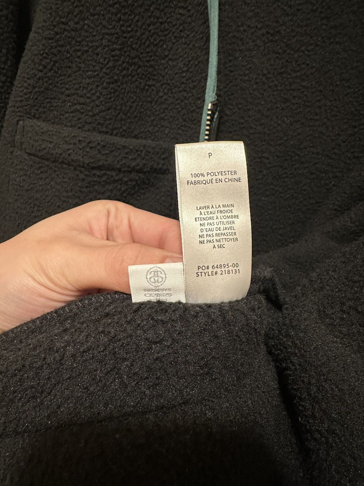 Stussy Stussy Polar Fleece Cardigan 'Black' Size US S / EU 44-46 / 1 - 6 Thumbnail
