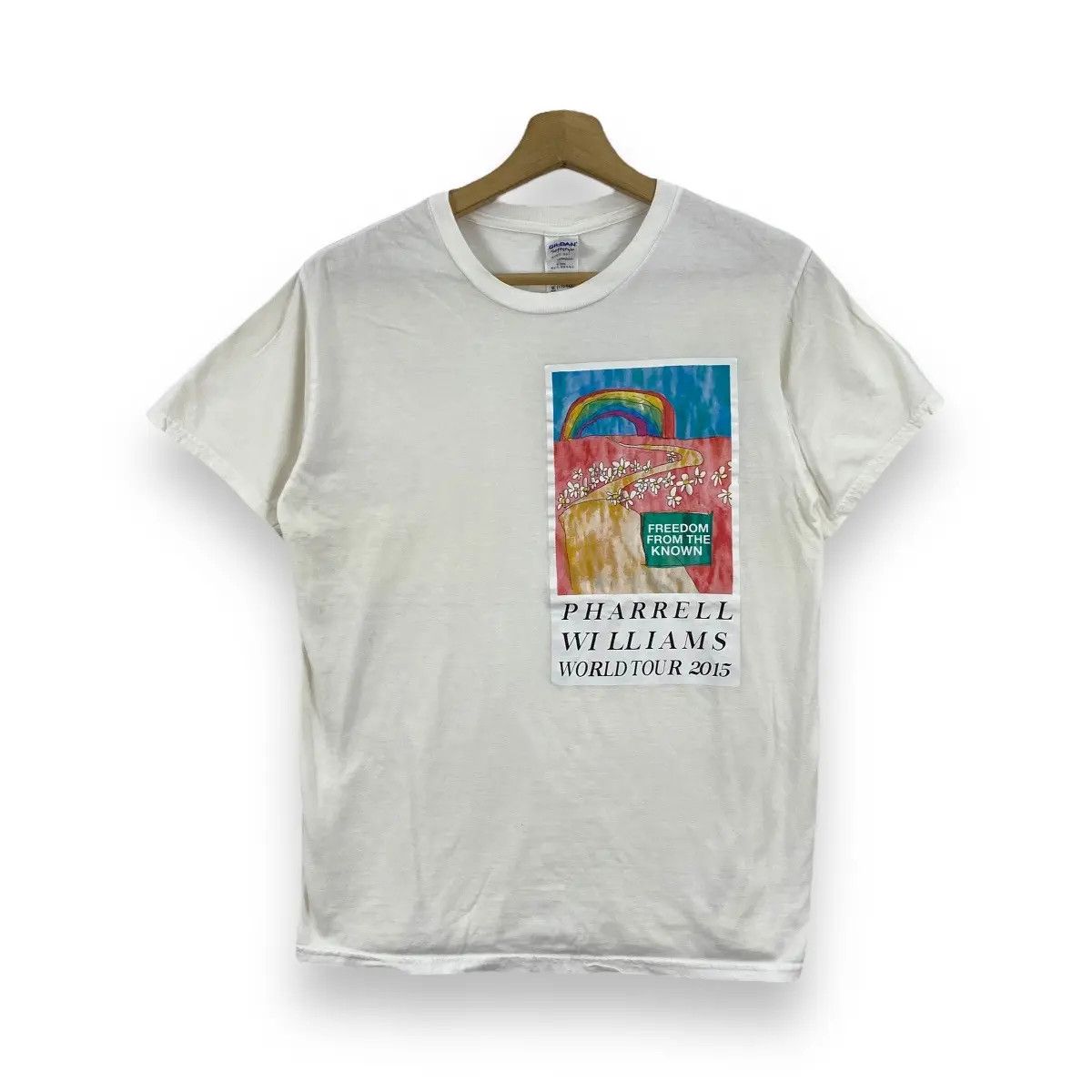 Band Tees PHARRELL WILLIAMS Freedom From The Known World Tour 2015 Tee Size US M / EU 48-50 / 2 - 1 Thumbnail