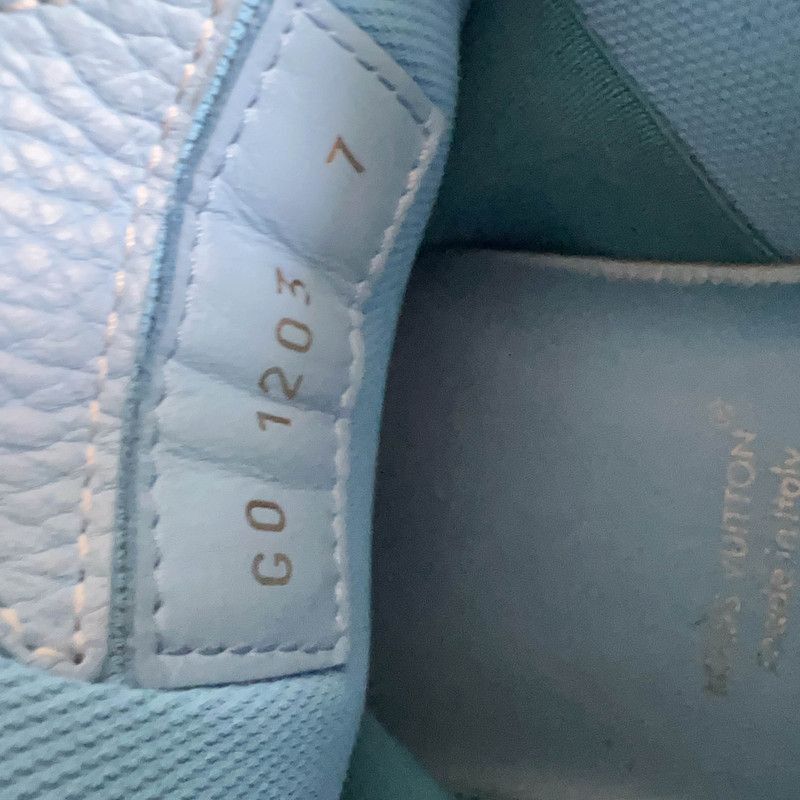 Louis Vuitton Louis Vuitton Blue Low-Top Skate Sneakers for Men -2508 Size US 8 / EU 41 - 5 Thumbnail
