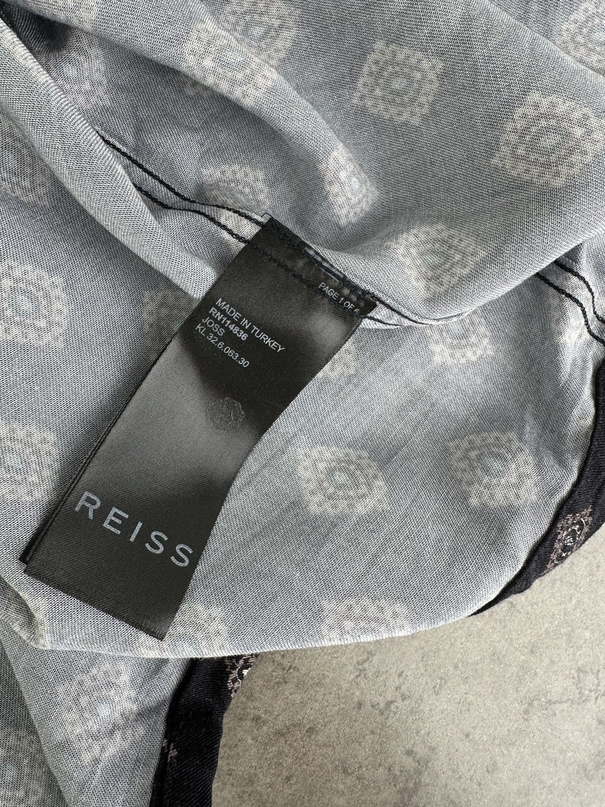 Reiss Reiss Shirt Short Sleeve Size US S / EU 44-46 / 1 - 6 Thumbnail
