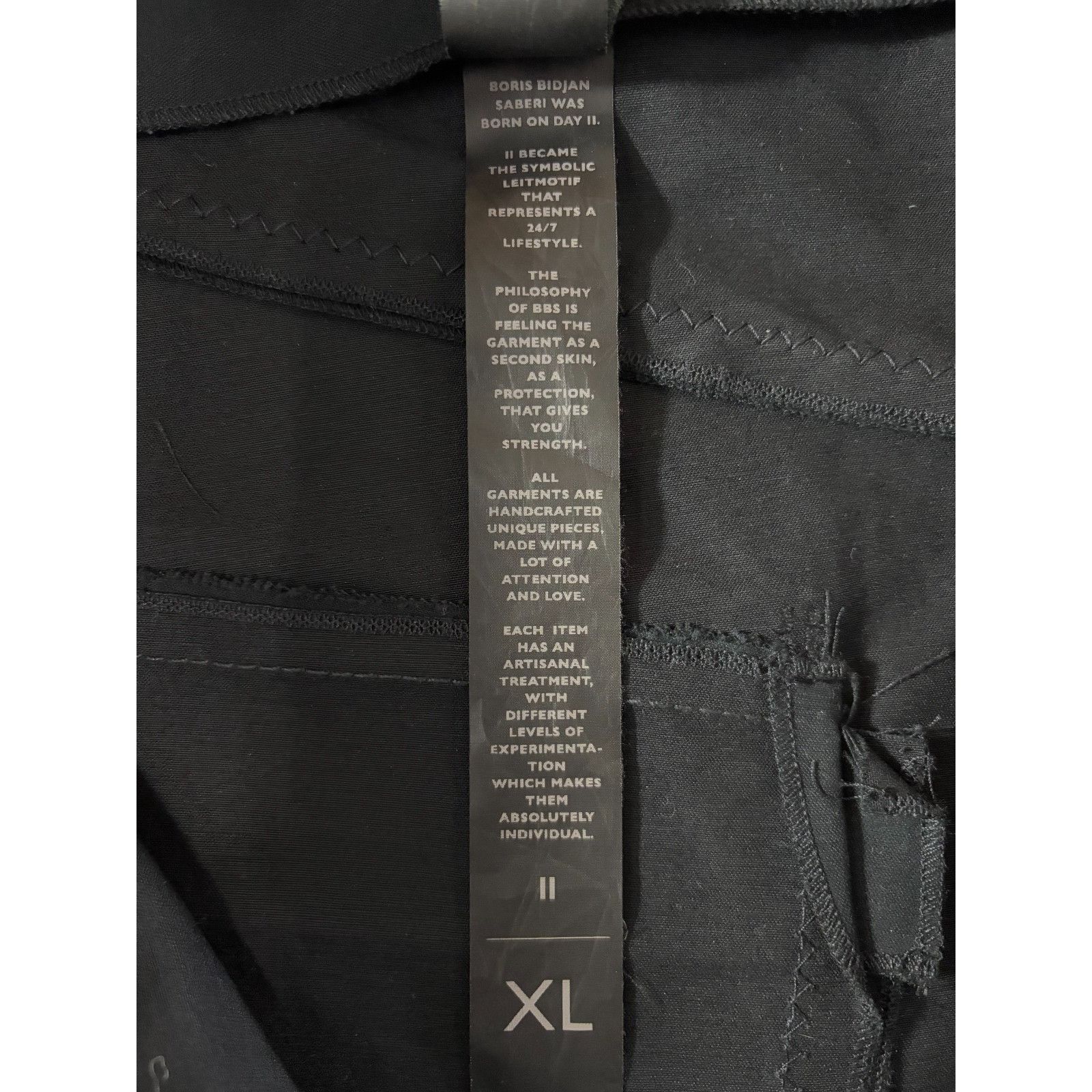 Boris Bidjan Saberi Boris Bidjan Saberi Denim Pants sz XL color navy P14-F1904 h Size US 40 / EU 56 - 6 Thumbnail
