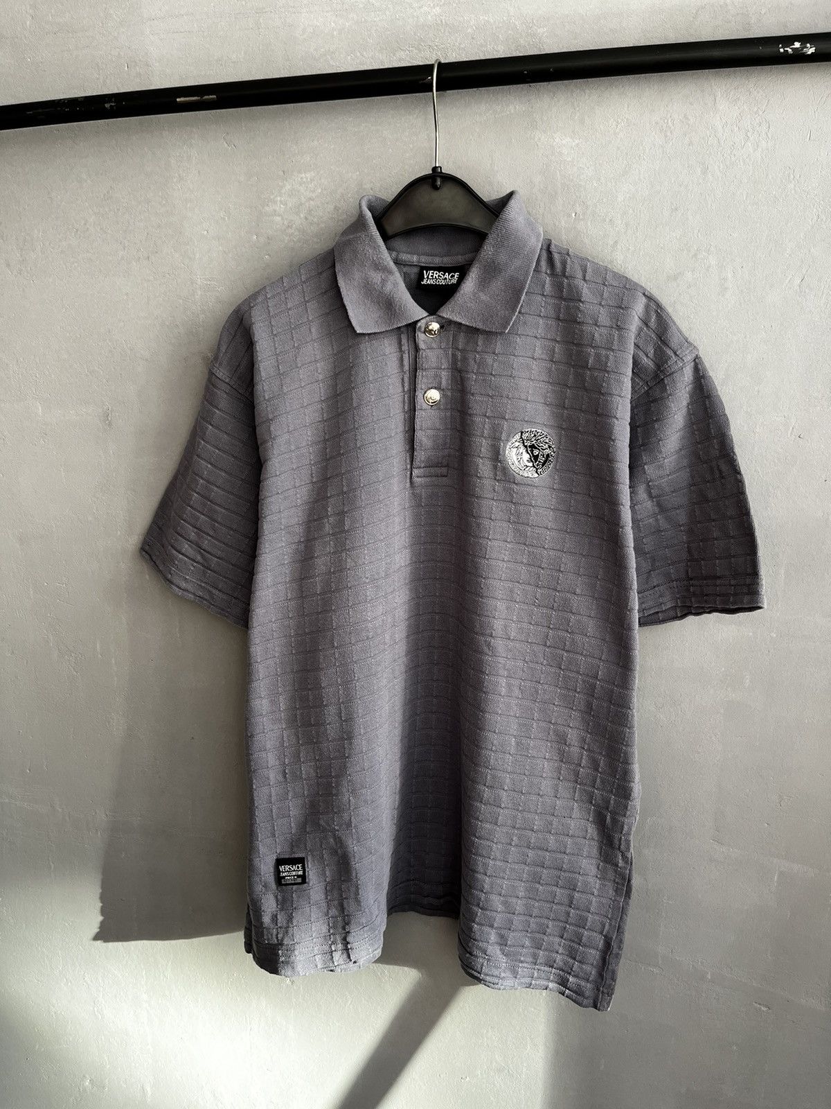 Versace × Vintage Versace polo shirt vintage 90s Size US M / EU 48-50 / 2 - 2 Thumbnail