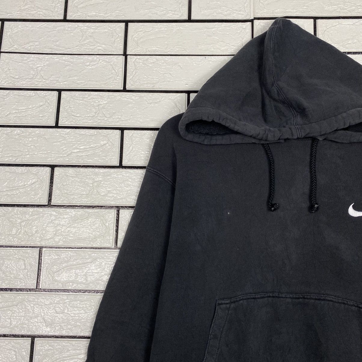 Nike Vintage Hoodie Jumper Pull Over Nike Small Pony Size US M / EU 48-50 / 2 - 8 Thumbnail