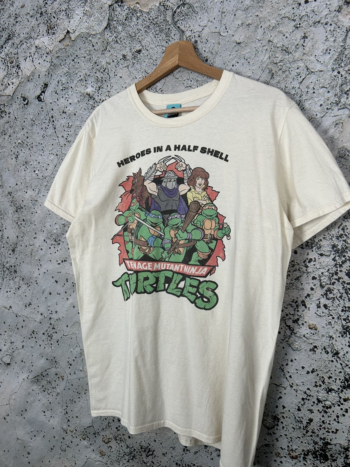 Vintage Teenage Mutant Ninja Turtles Graphic Tee Cartoon Hype Skate Size US L / EU 52-54 / 3 - 2 Thumbnail