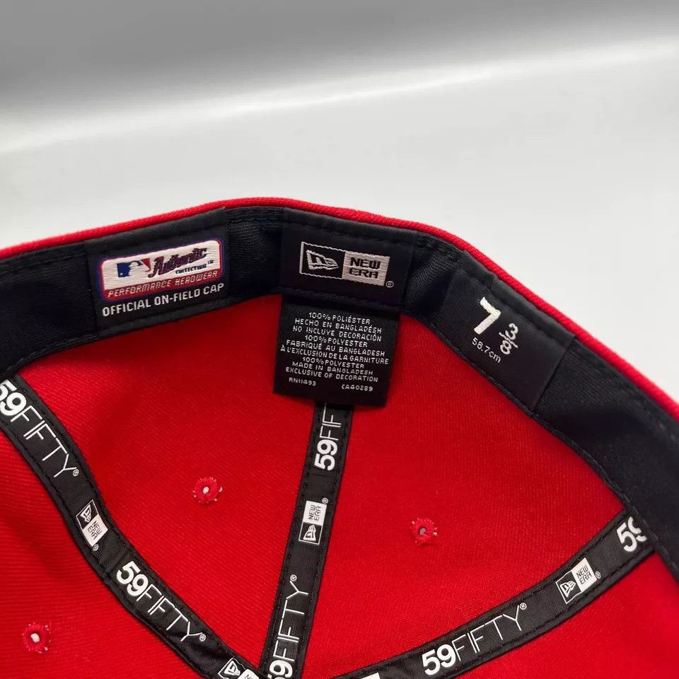 New Era Washington Hat Men 59Fifty New Era MLB Fitted Cap New Size ONE SIZE - 7 Thumbnail