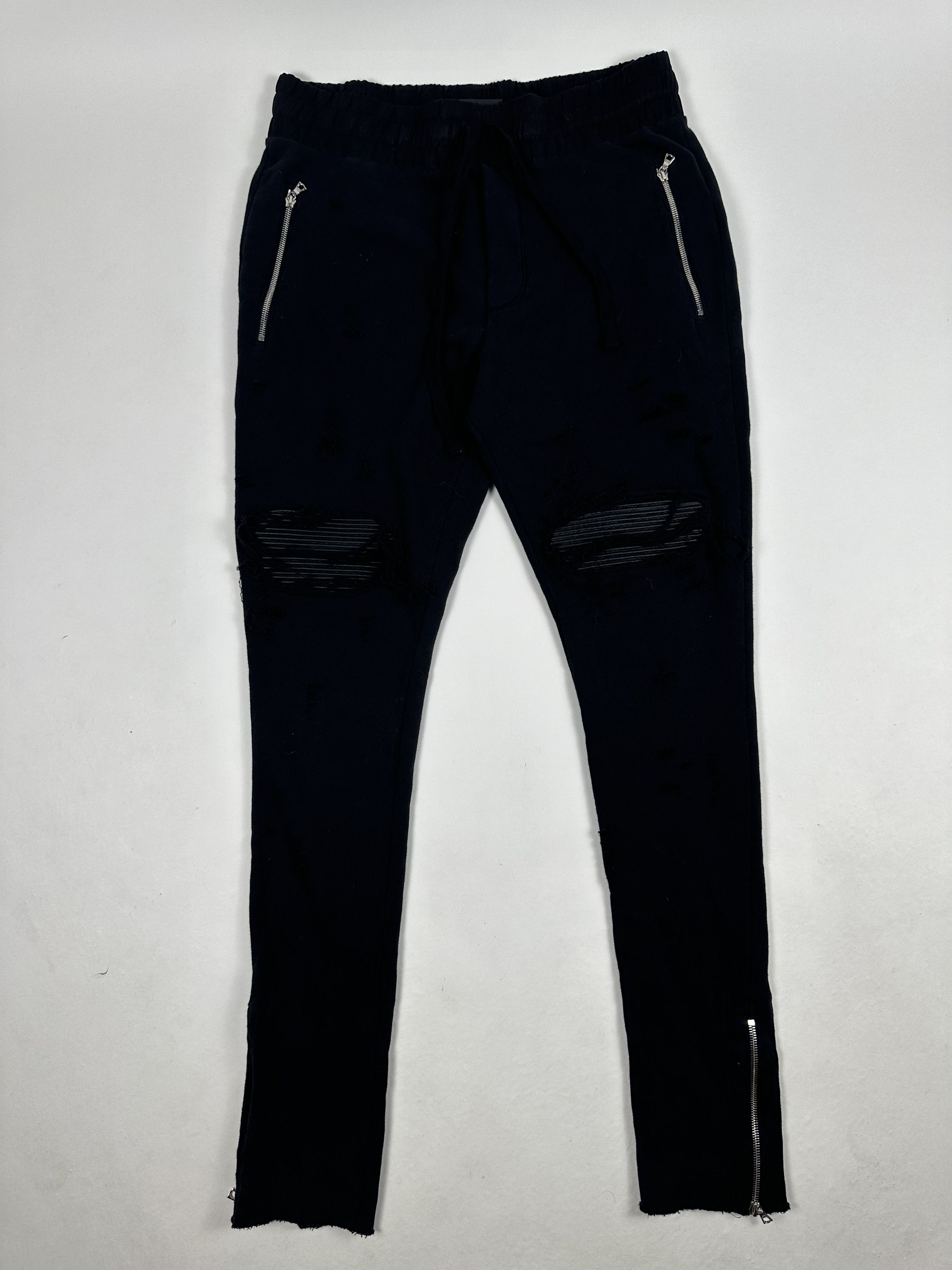 Amiri Amiri Sweatpants With Leather NWT Size US 34 / EU 50 - 3 Thumbnail