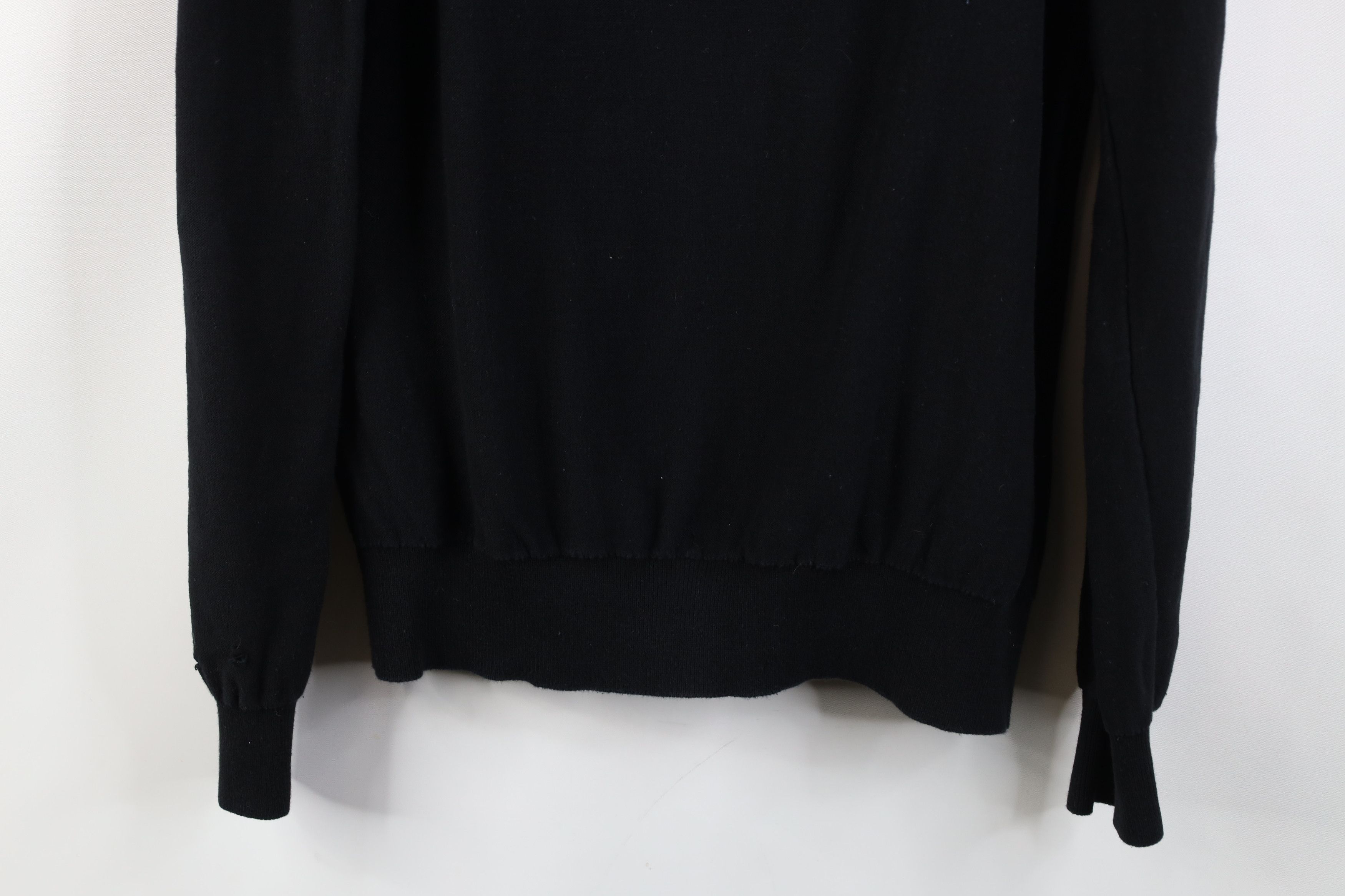 Armani Exchange Armani Exchange Thermal Knit 1/4 Half Zip Sweater Black Size US M / EU 48-50 / 2 - 15 Thumbnail