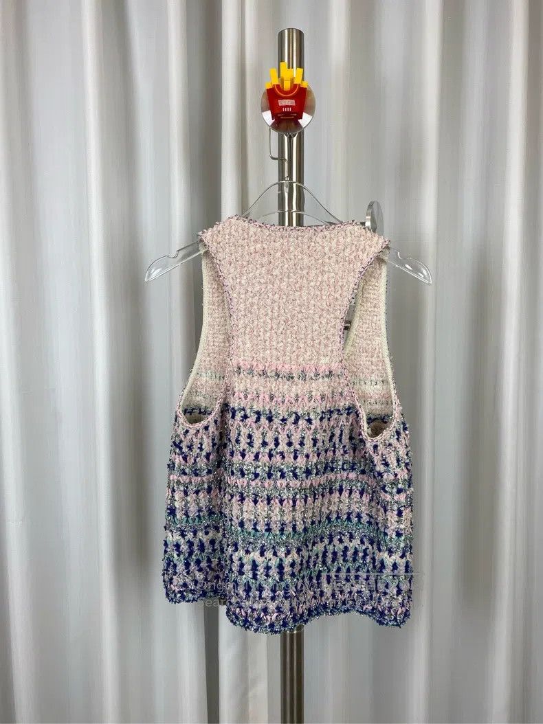 Chanel Chanel Waterfall series irregular oblique edge sleeveless Size XS / US 0-2 / IT 36-38 - 2 Thumbnail