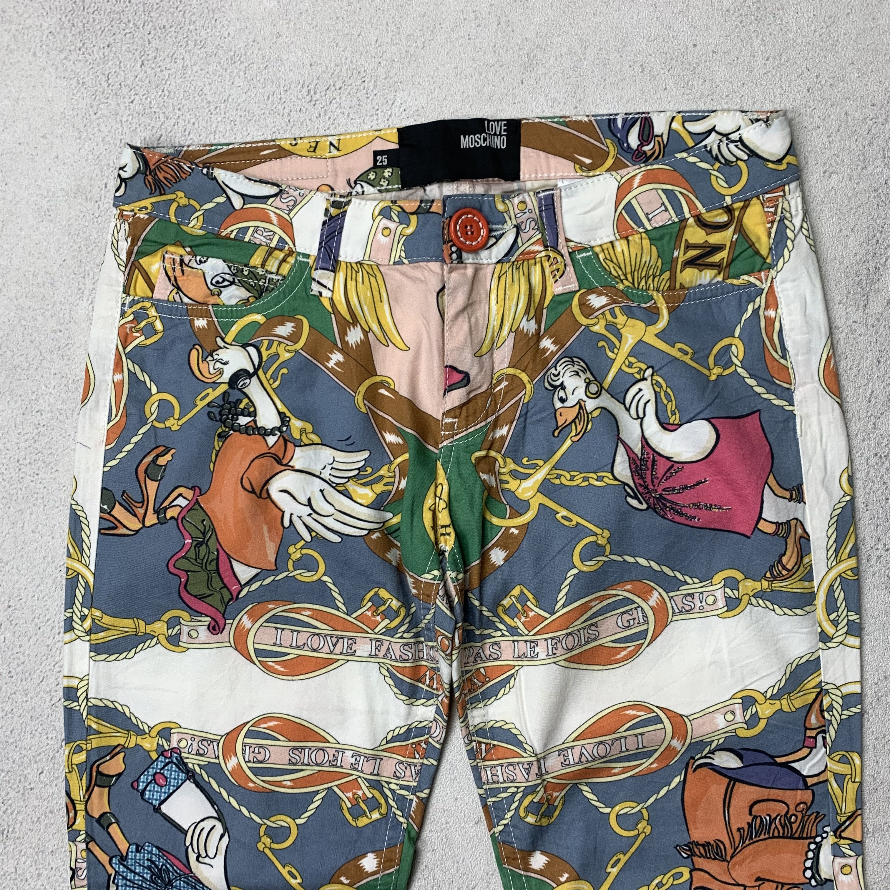 Moschino Love Moschino Trouser Pants Size 29" - 2 Thumbnail