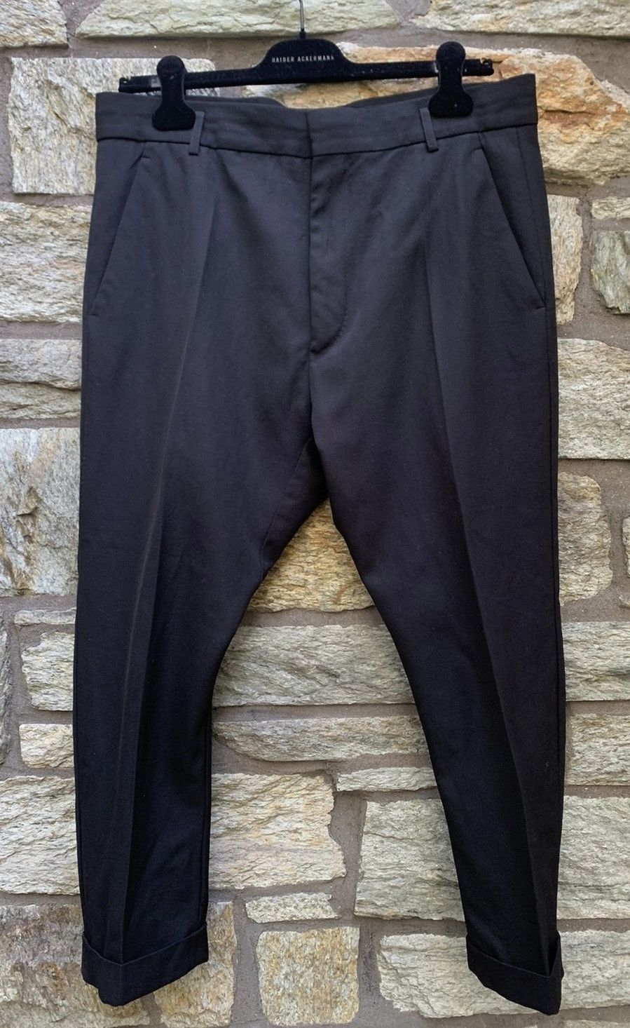 Haider Ackermann Haider Ackermann FW14 Runway Cropped Trousers Size US 32 / EU 48 - 2 Thumbnail