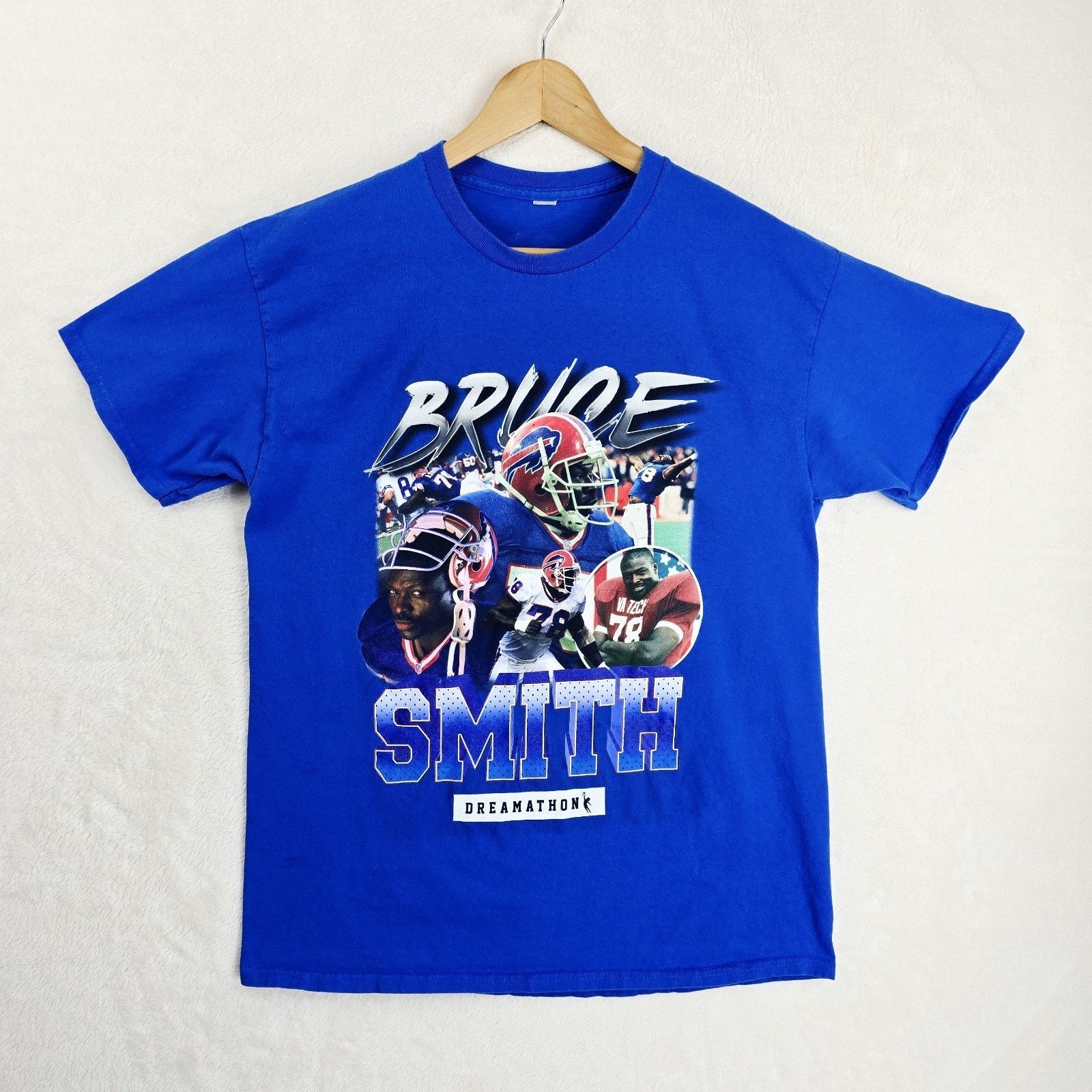 Other Bruce Smith Shirt Medium Blue Buffalo Bills Dreamathon NFL Size US M / EU 48-50 / 2 - 2 Thumbnail