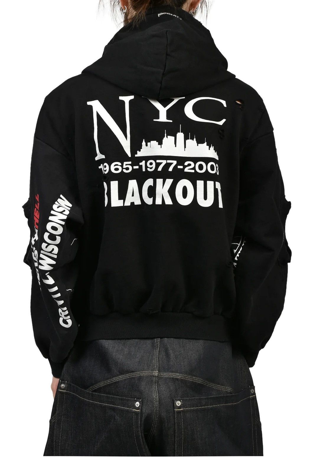PROJECT G/R Protocol Index RECONSTRUCTED SWEATSHIRTS ZIP HOODIE Size US M / EU 48-50 / 2 - 7 Thumbnail